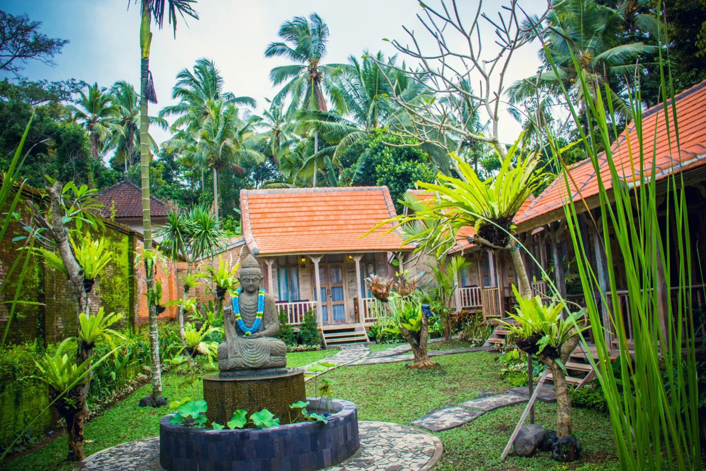 Garden in De Umah Bali Eco Tradi Home