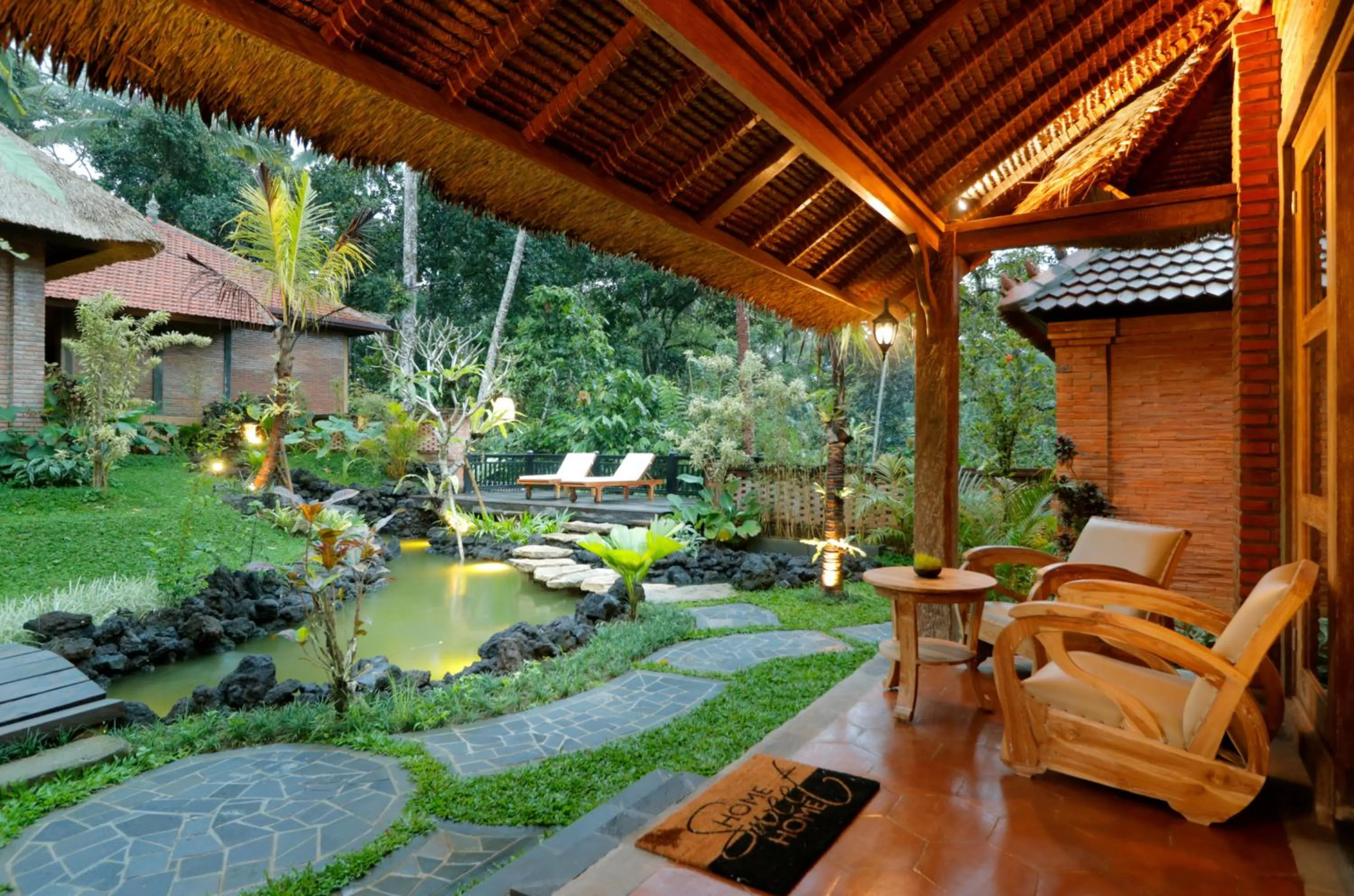 Patio in De Umah Bali Eco Tradi Home