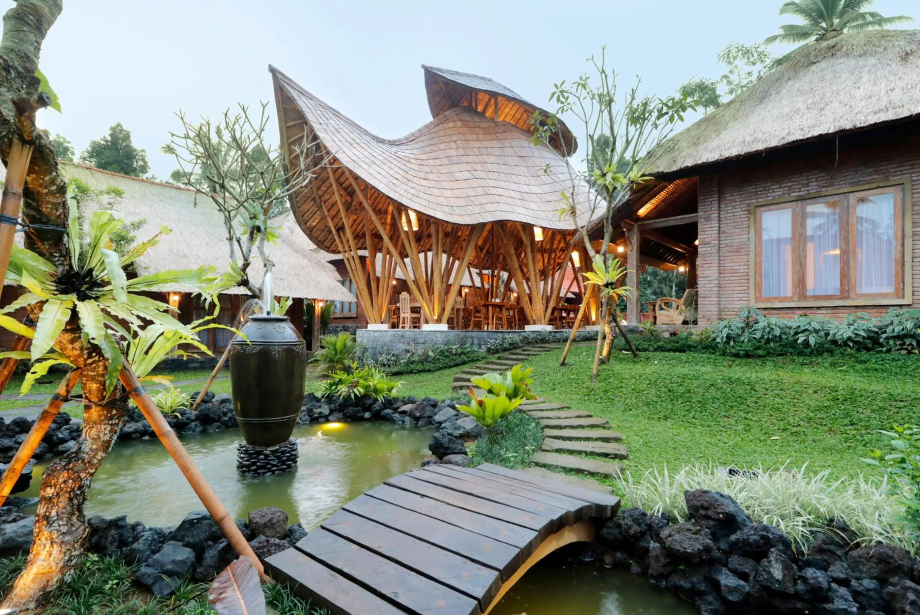 Garden in De Umah Bali Eco Tradi Home