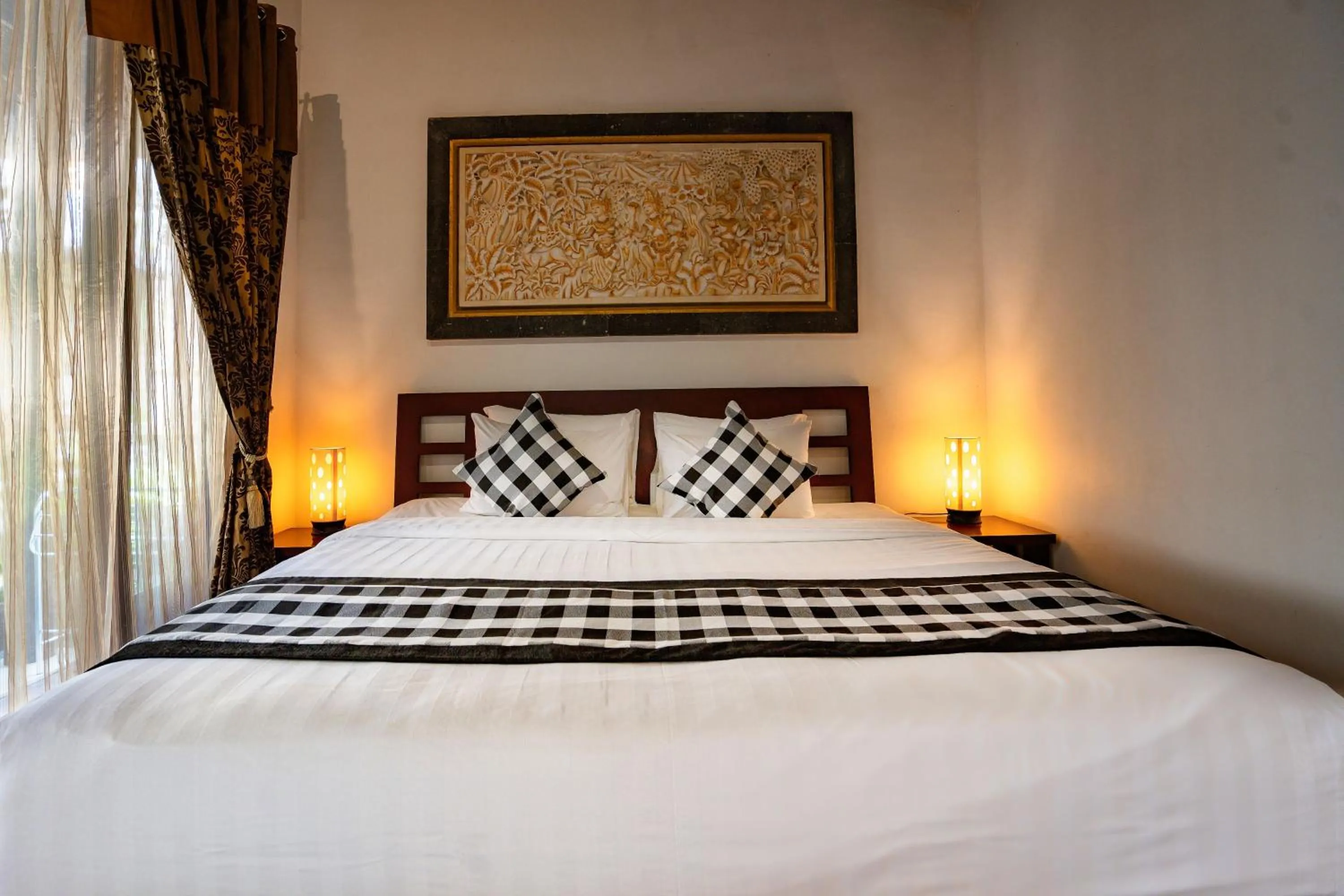 Bed in De Umah Bali Eco Tradi Home