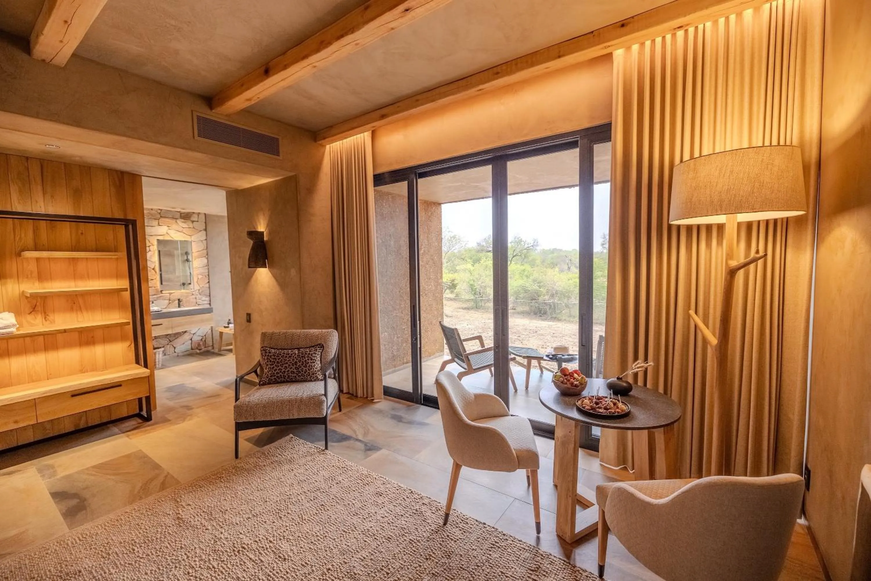 Seating area in Kapama River Lodge