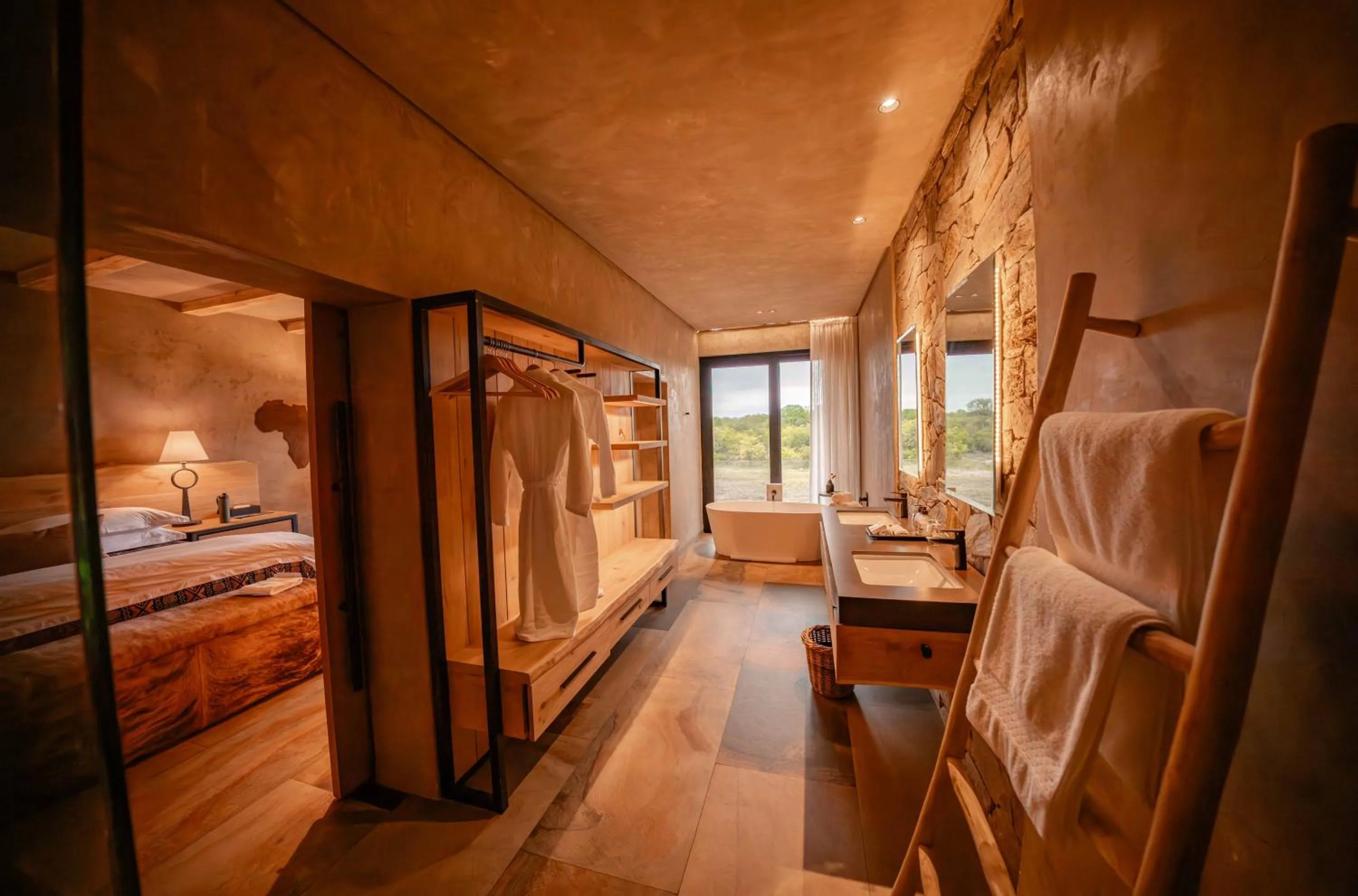 Bathroom, Bed in Kapama River Lodge