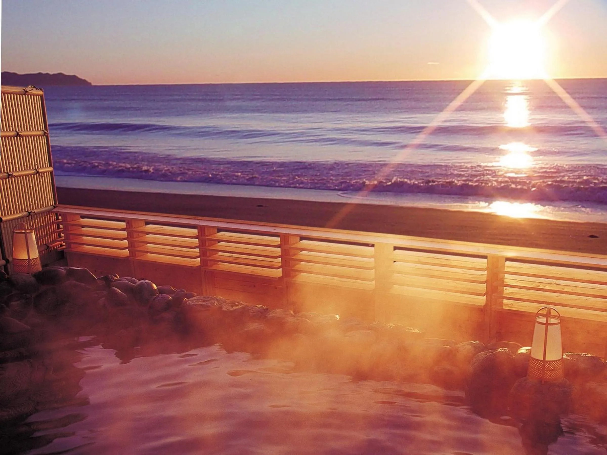 Winter in Kamogawa Grand Hotel