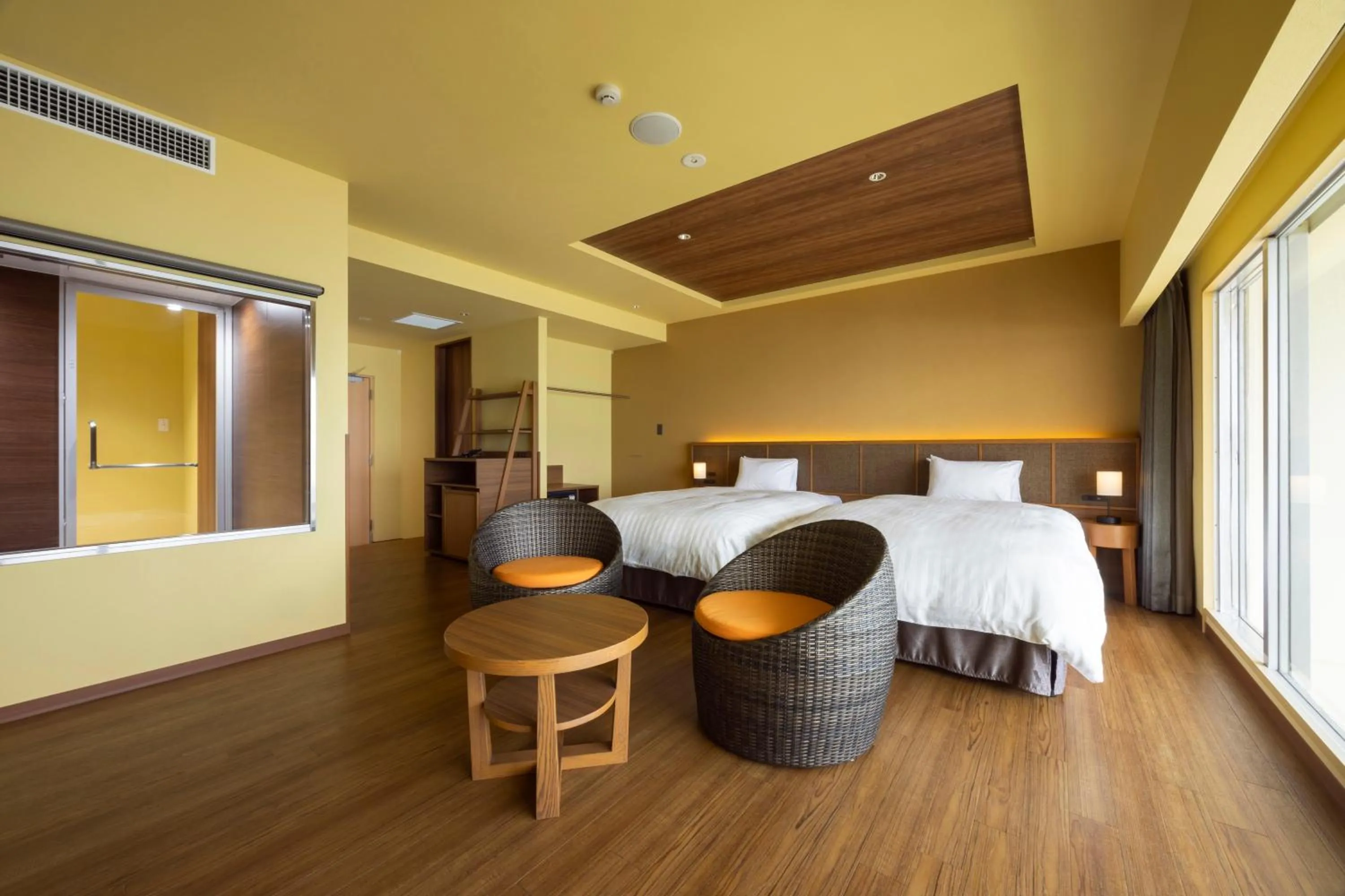 Bed in Kamogawa Grand Hotel