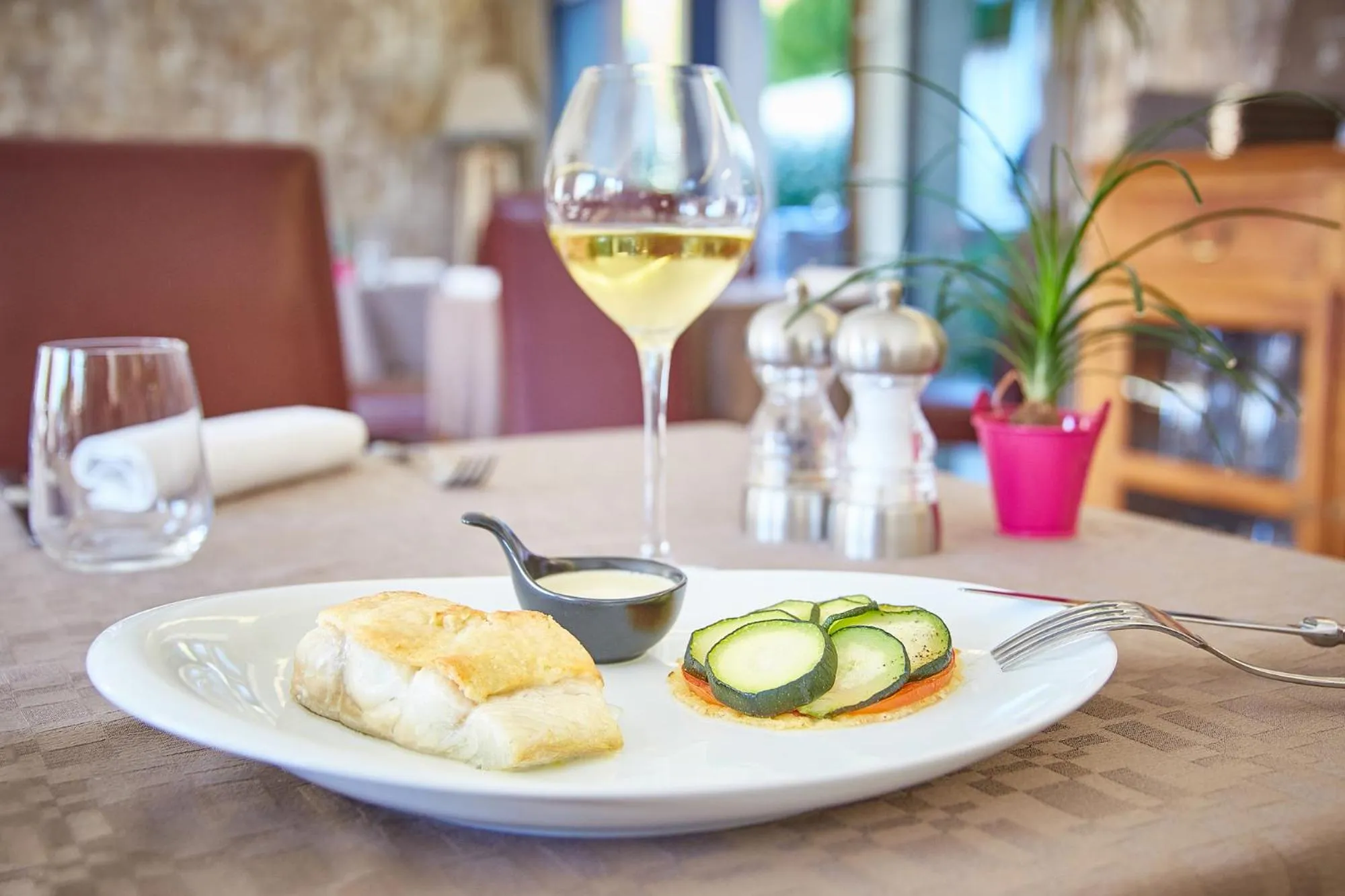 Food close-up in Le Place Neuve