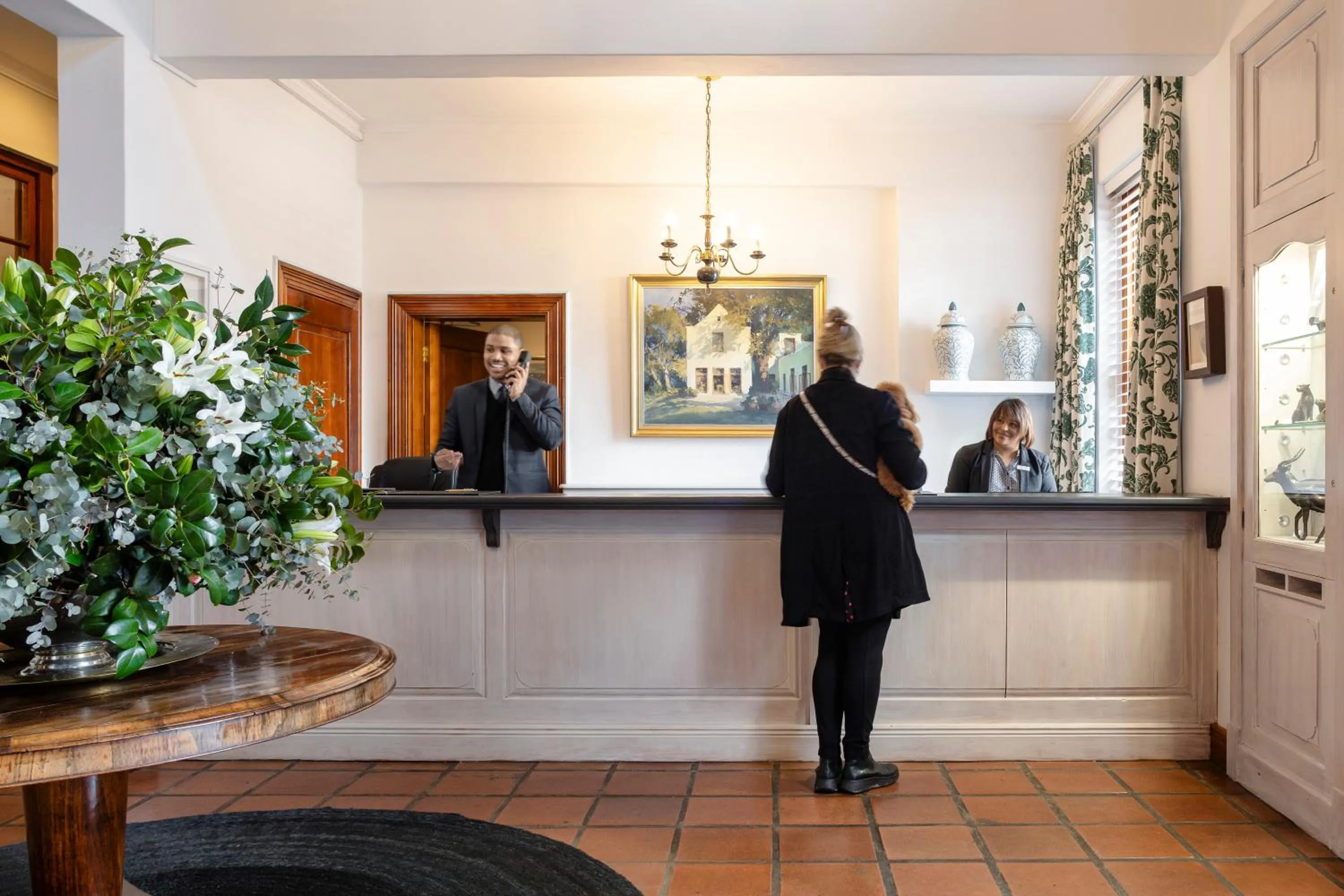 Lobby or reception in The Cellars-Hohenort
