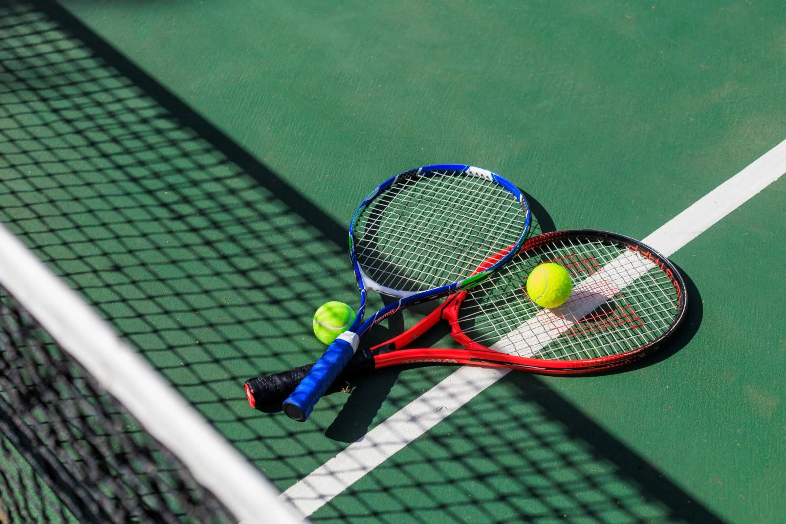 Tennis court in The Cellars-Hohenort