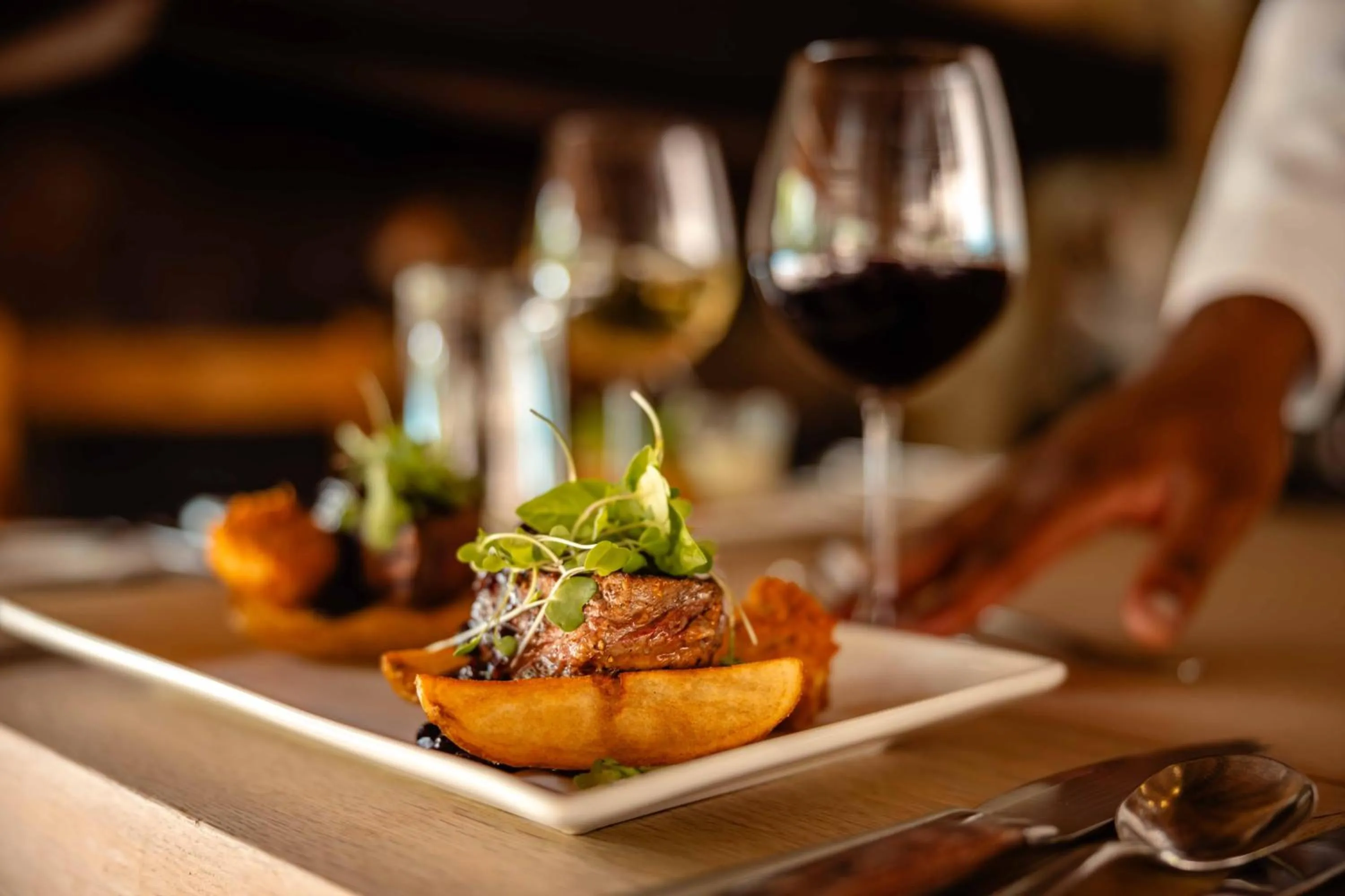 Food and drinks in Kapama Buffalo Camp