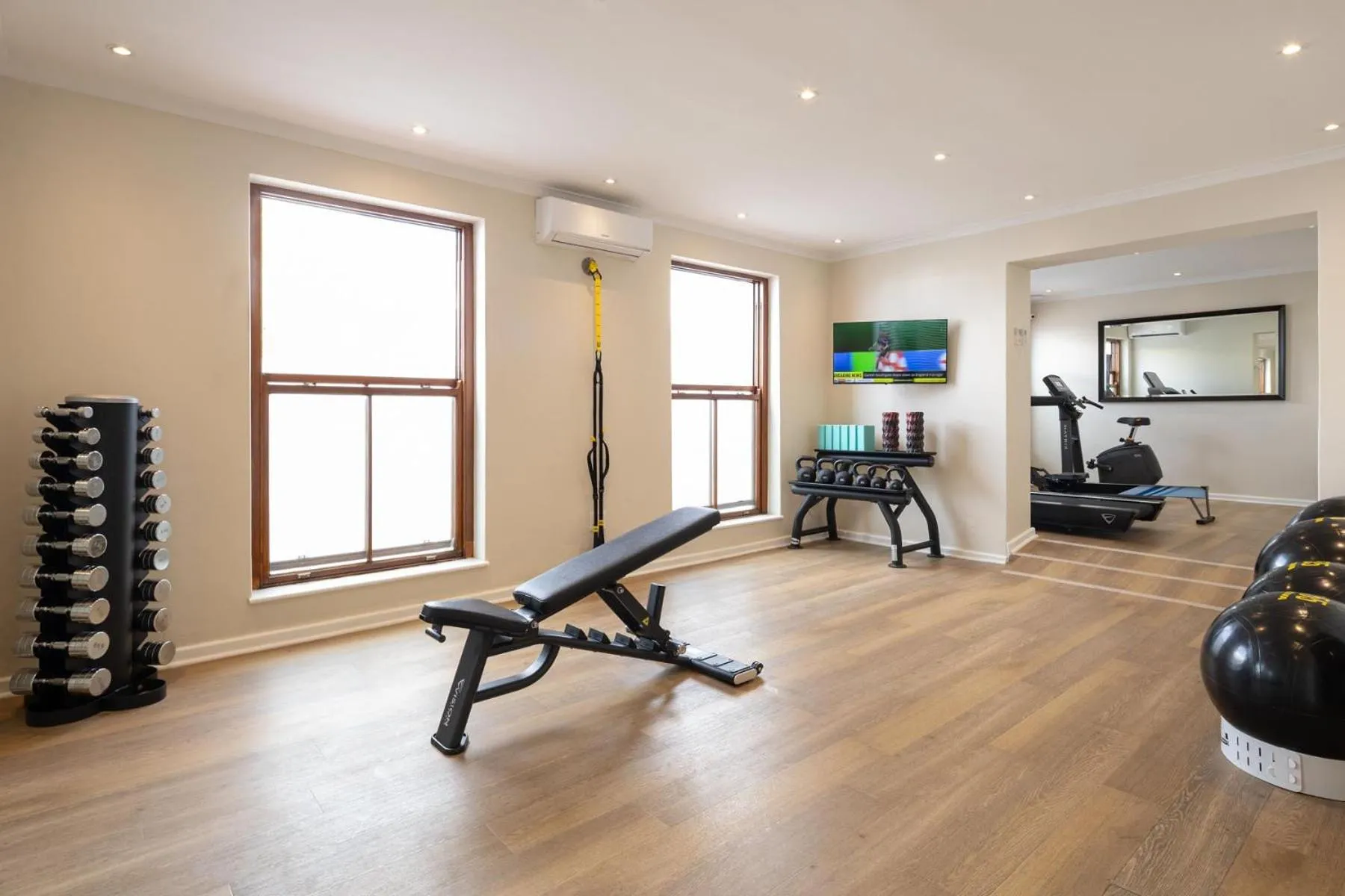 Fitness centre/facilities in The Plettenberg Hotel
