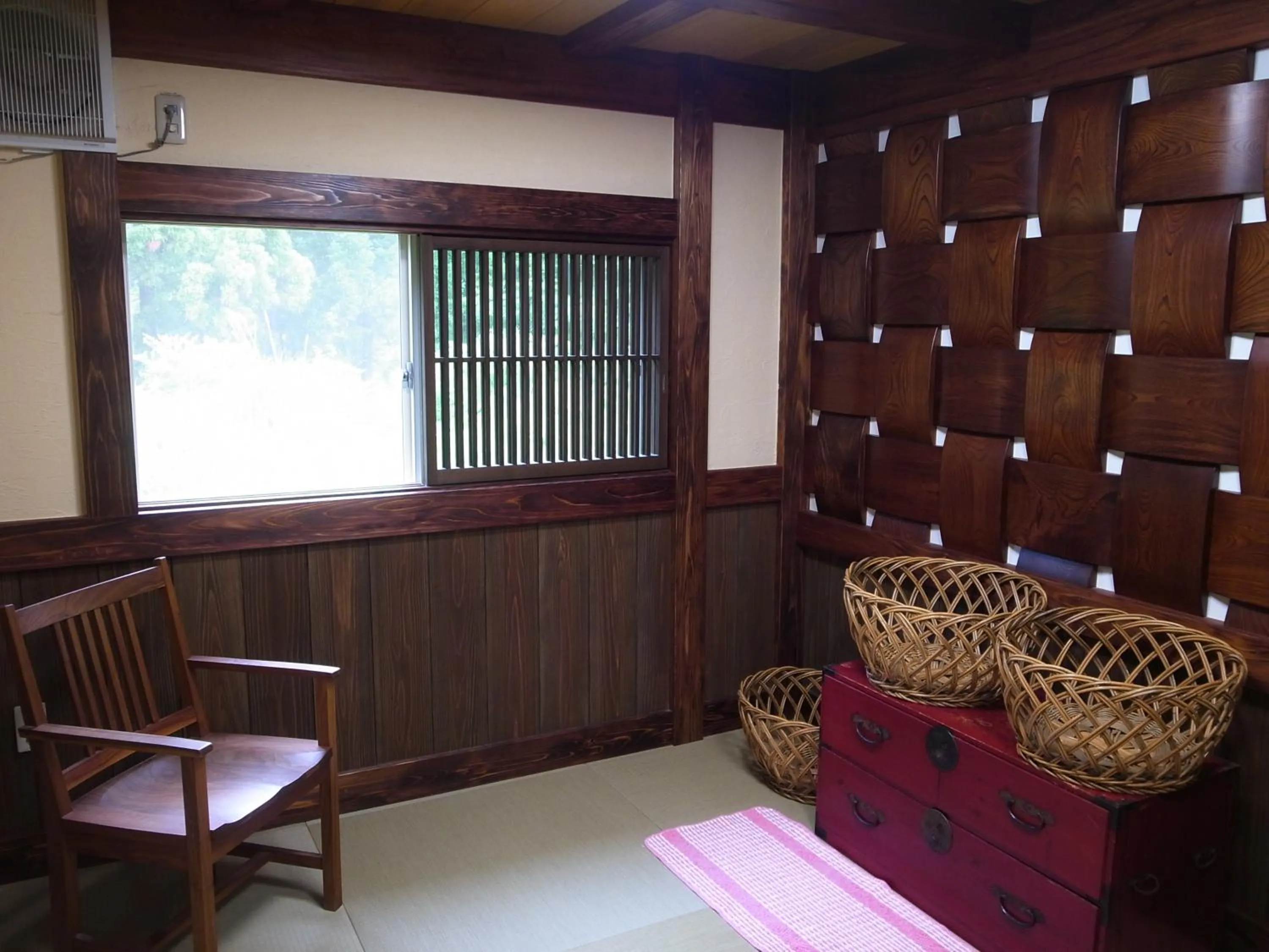 Seating area in Minshuku Takizawa