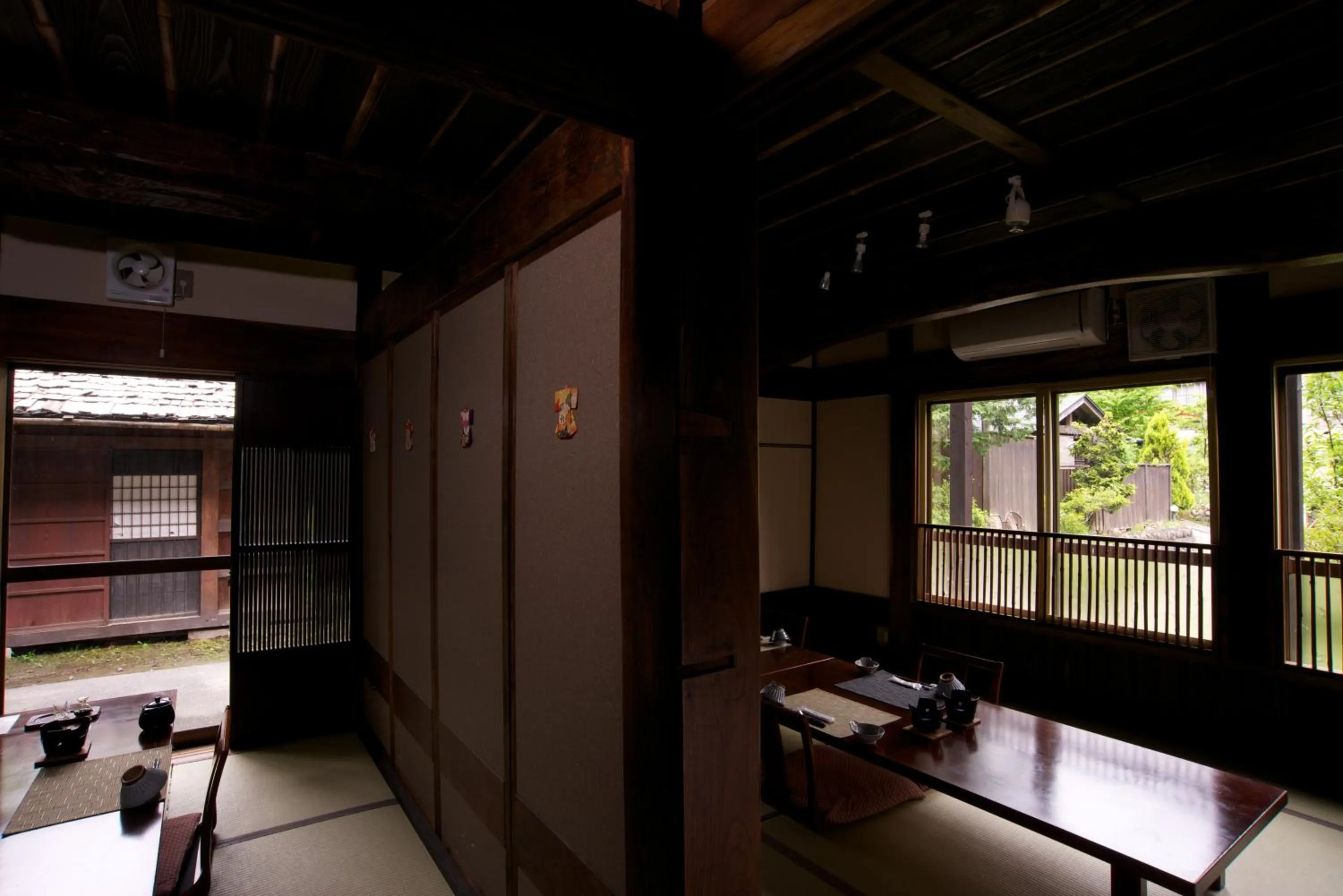 Decorative detail in Minshuku Takizawa