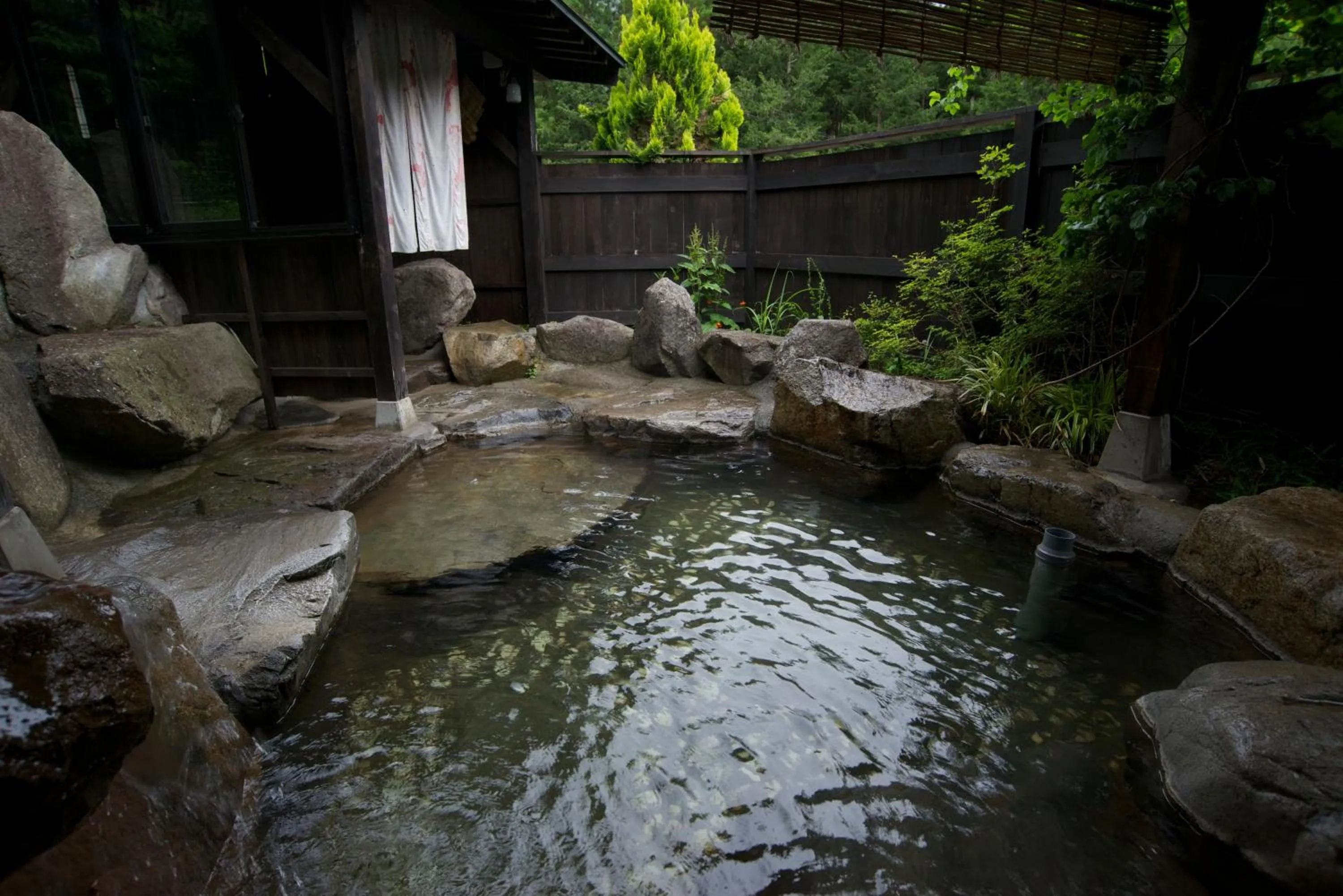 Hot Spring Bath in Minshuku Takizawa