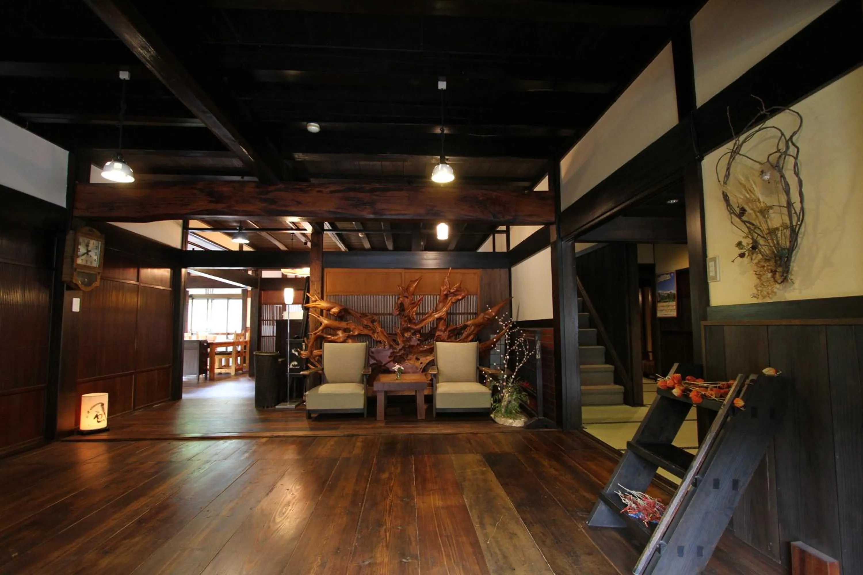 Lobby or reception in Minshuku Takizawa