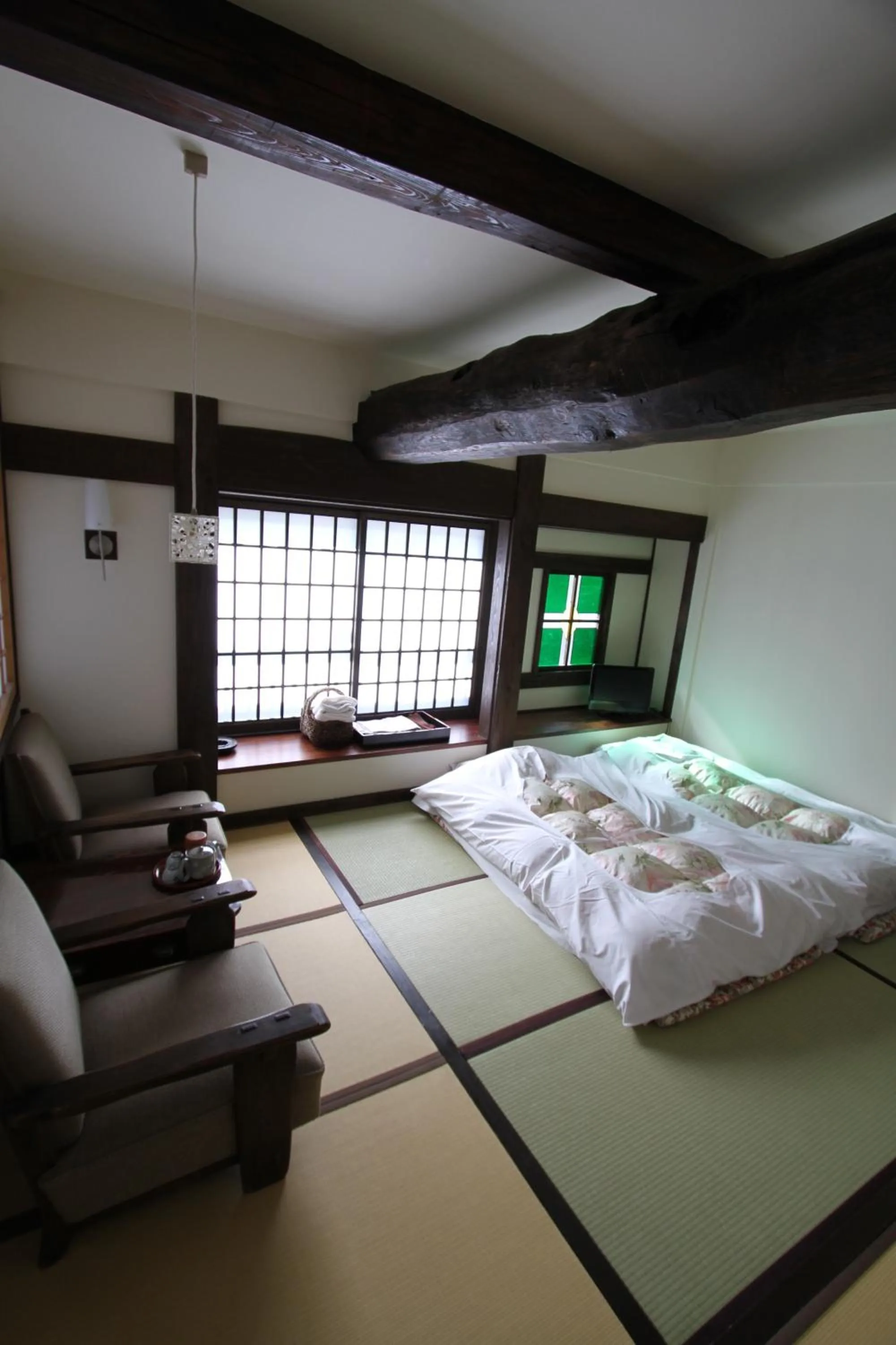 Photo of the whole room, Bed in Minshuku Takizawa