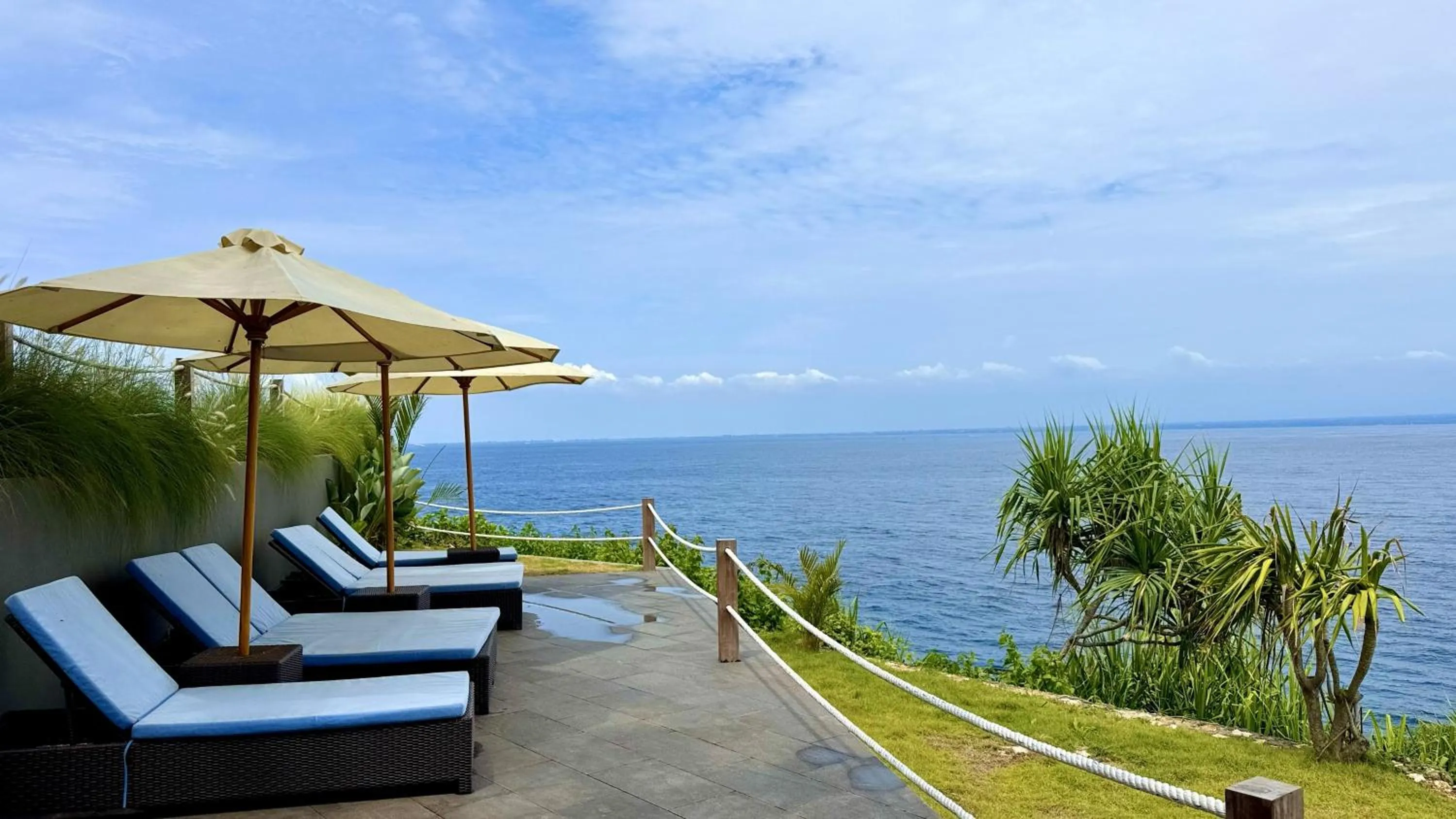Seating area in The Point Resort Lembongan