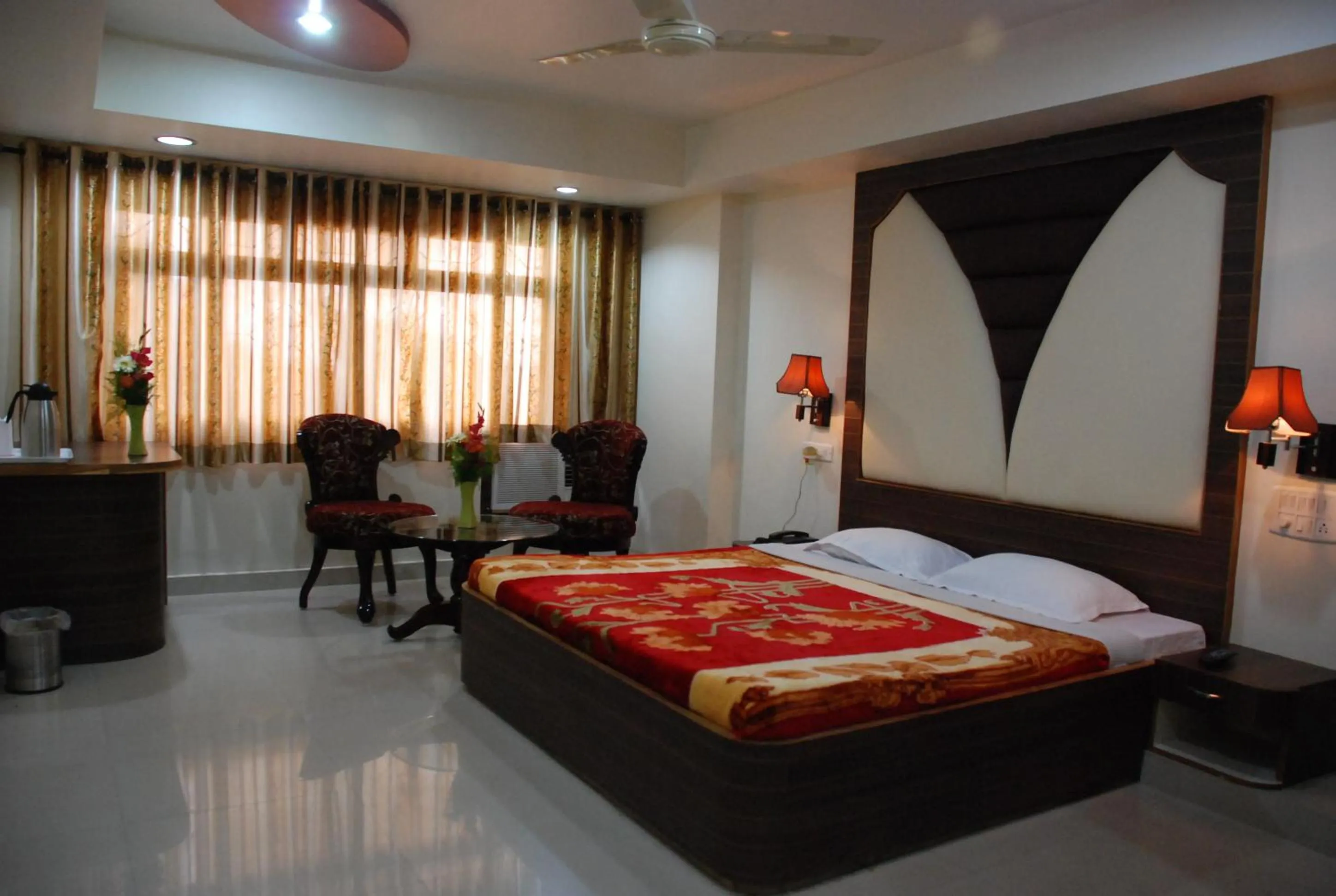 Bed in Hotel Grand Arjun