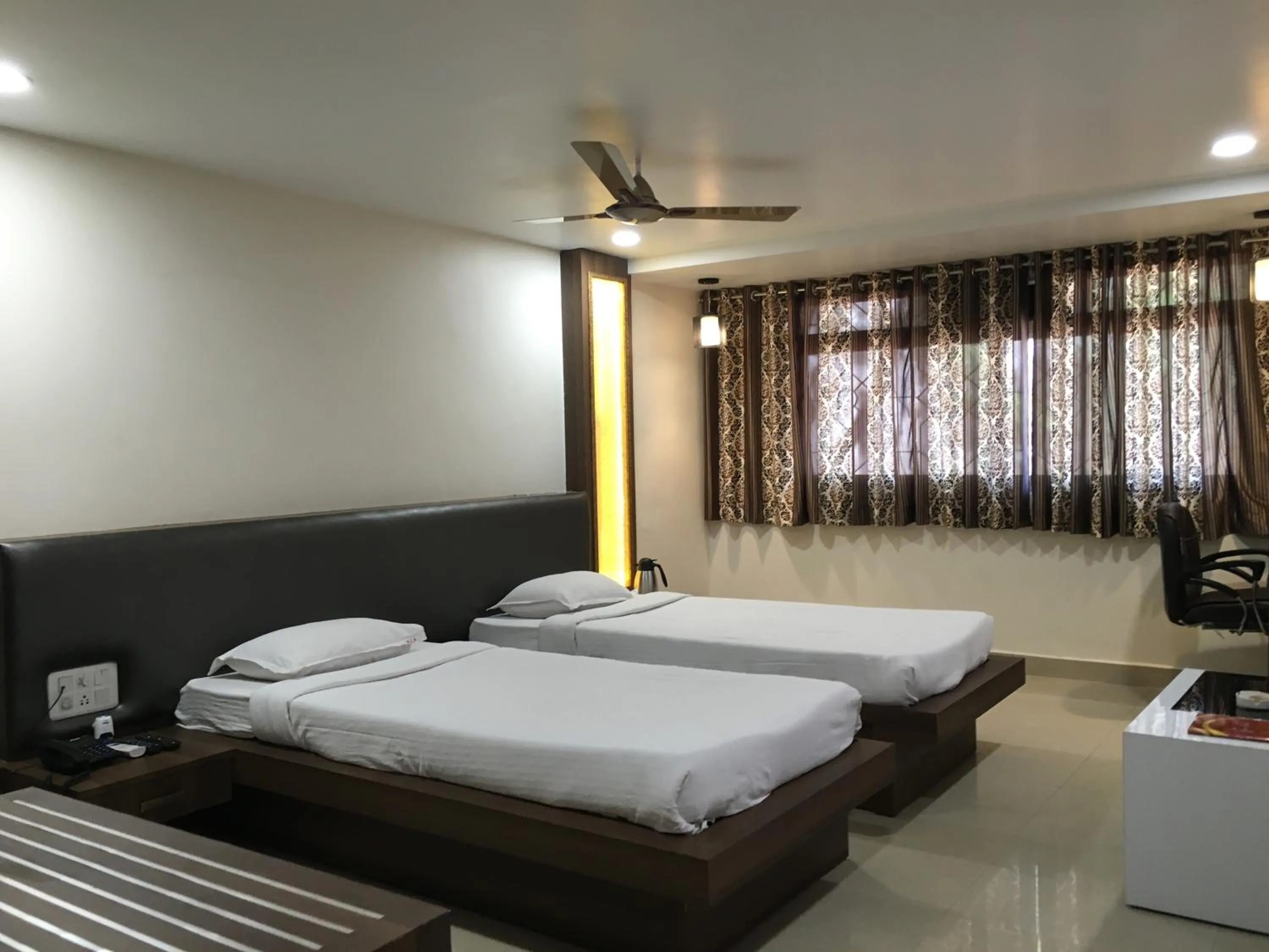 Bed in Hotel Grand Arjun