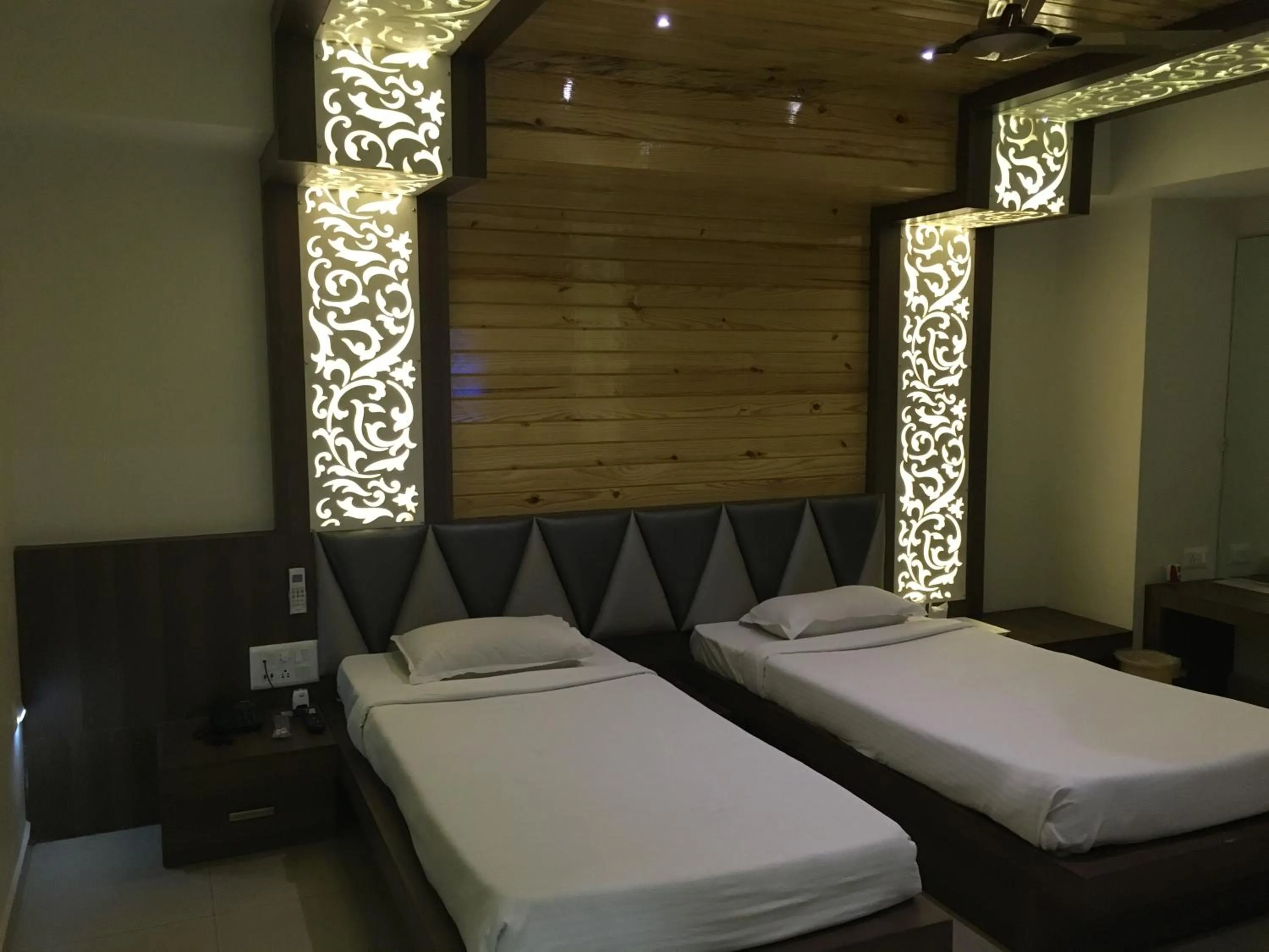 Bed in Hotel Grand Arjun