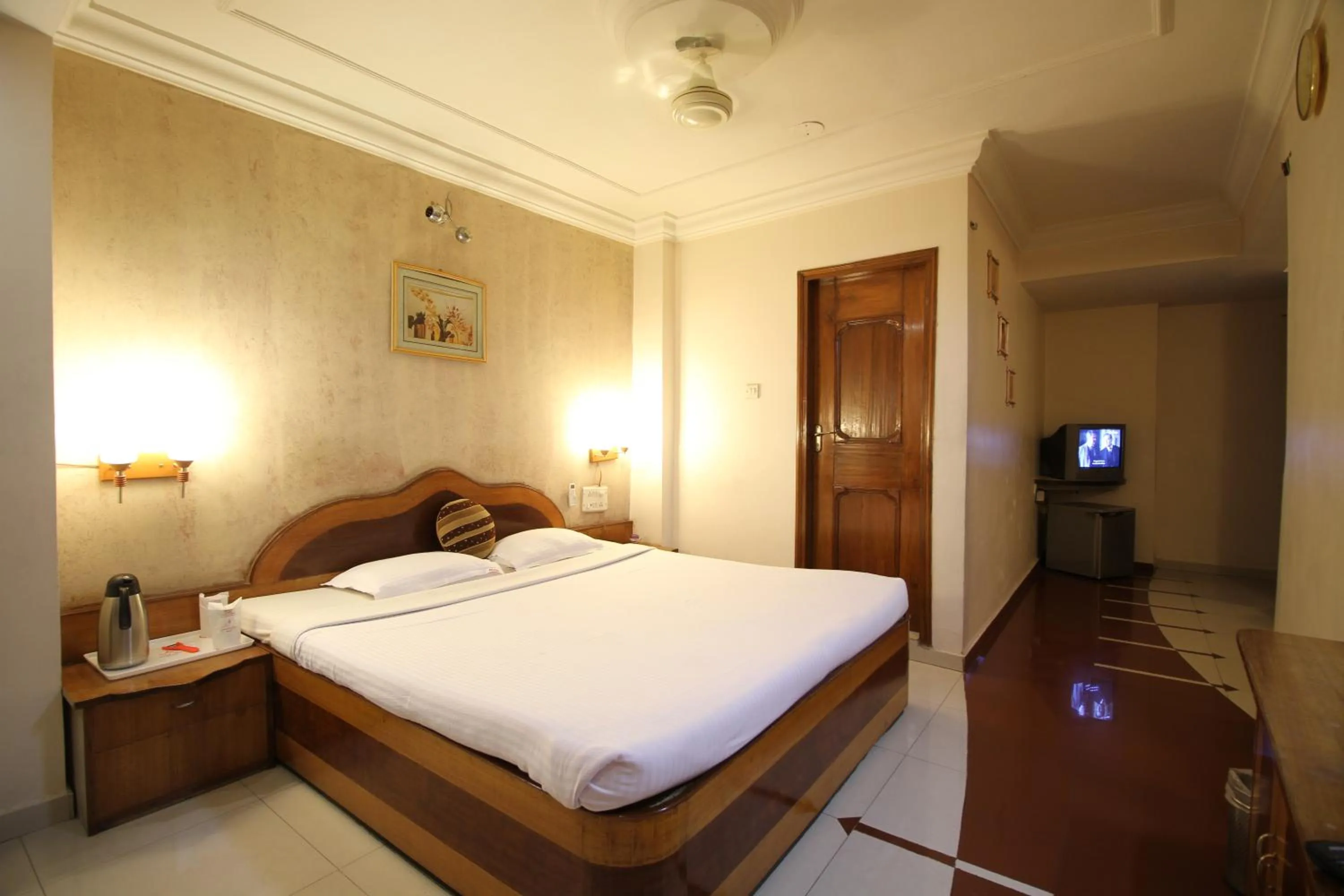 Bed in Hotel Grand Arjun