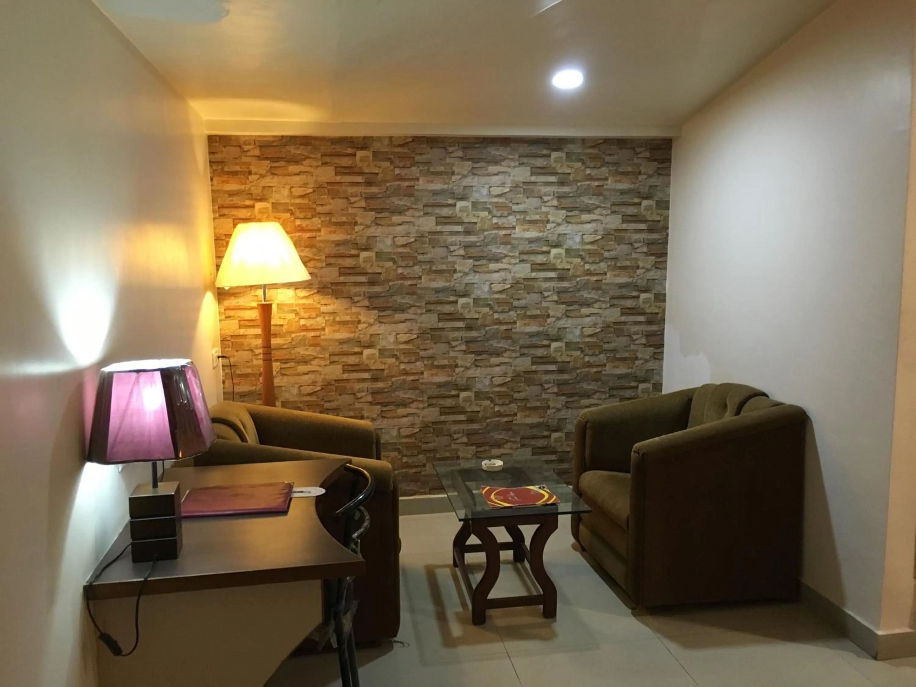 Seating area in Hotel Grand Arjun