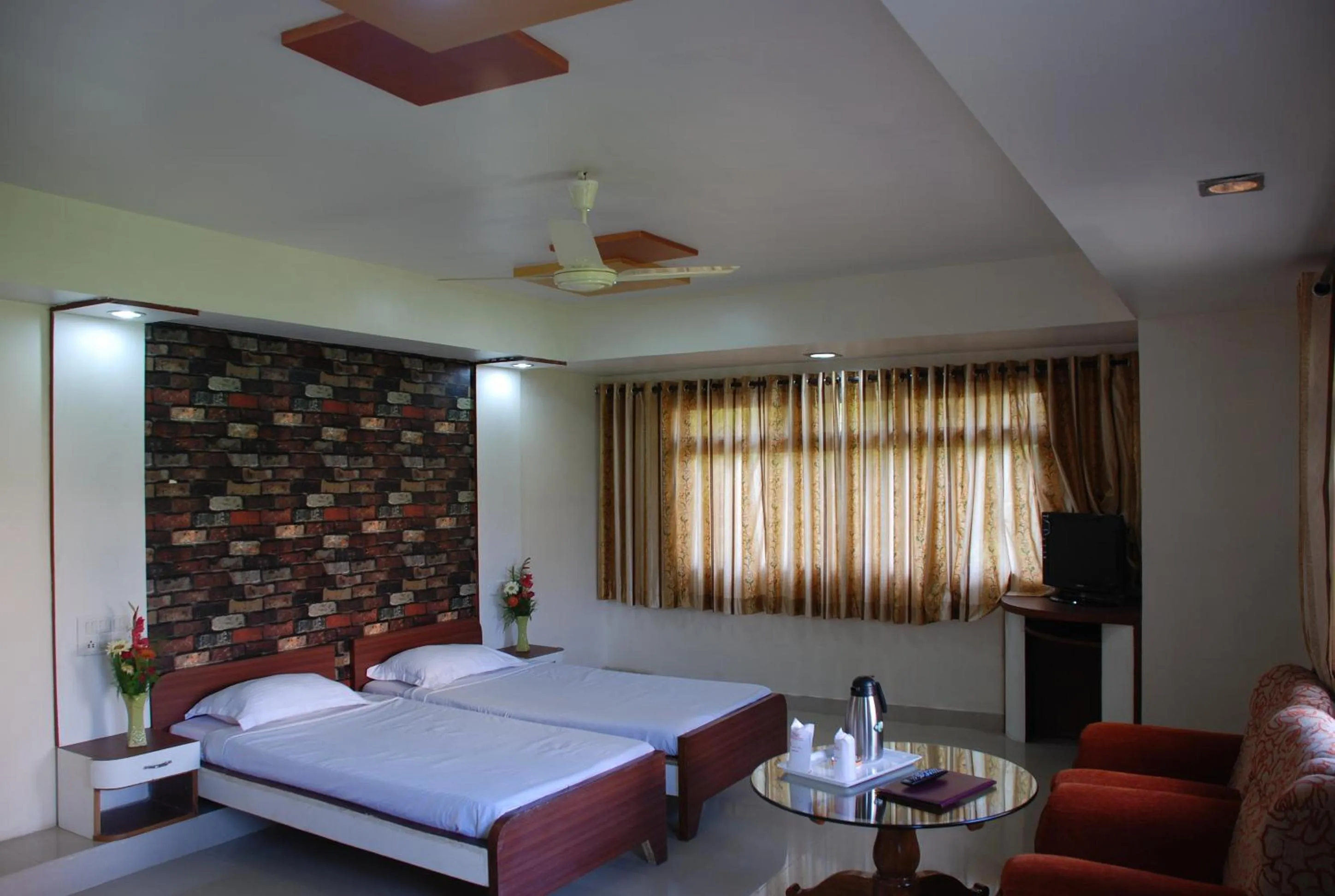 Bed in Hotel Grand Arjun