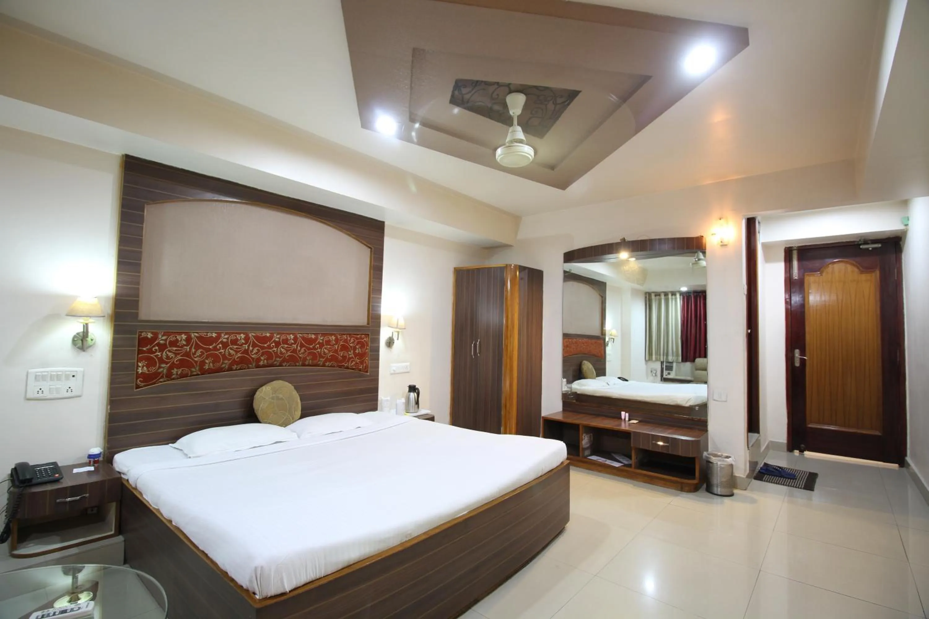 Bed in Hotel Grand Arjun
