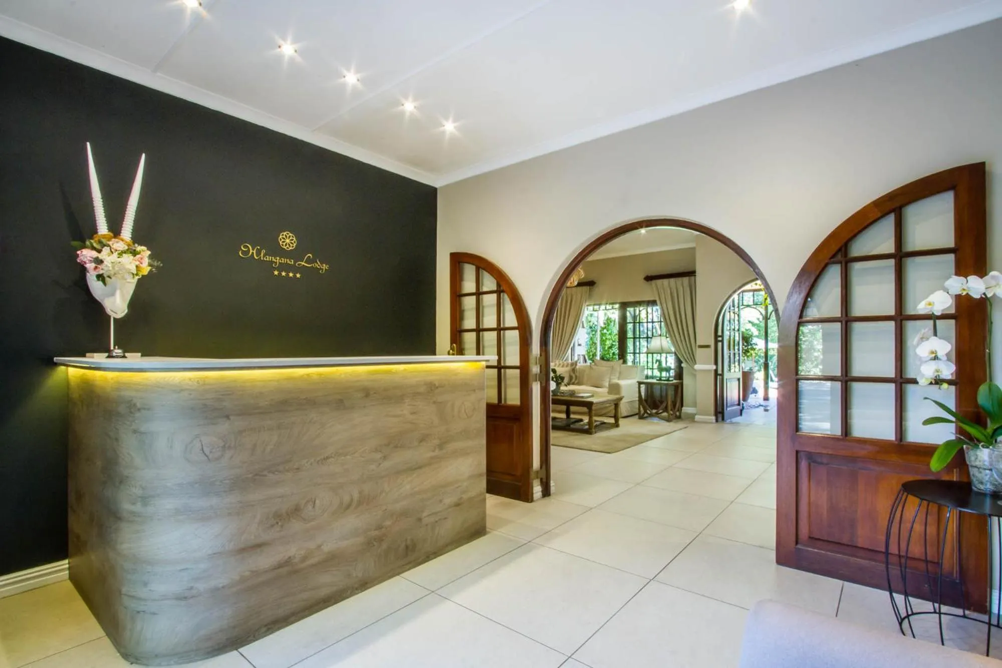 Lobby or reception in Hlangana Lodge