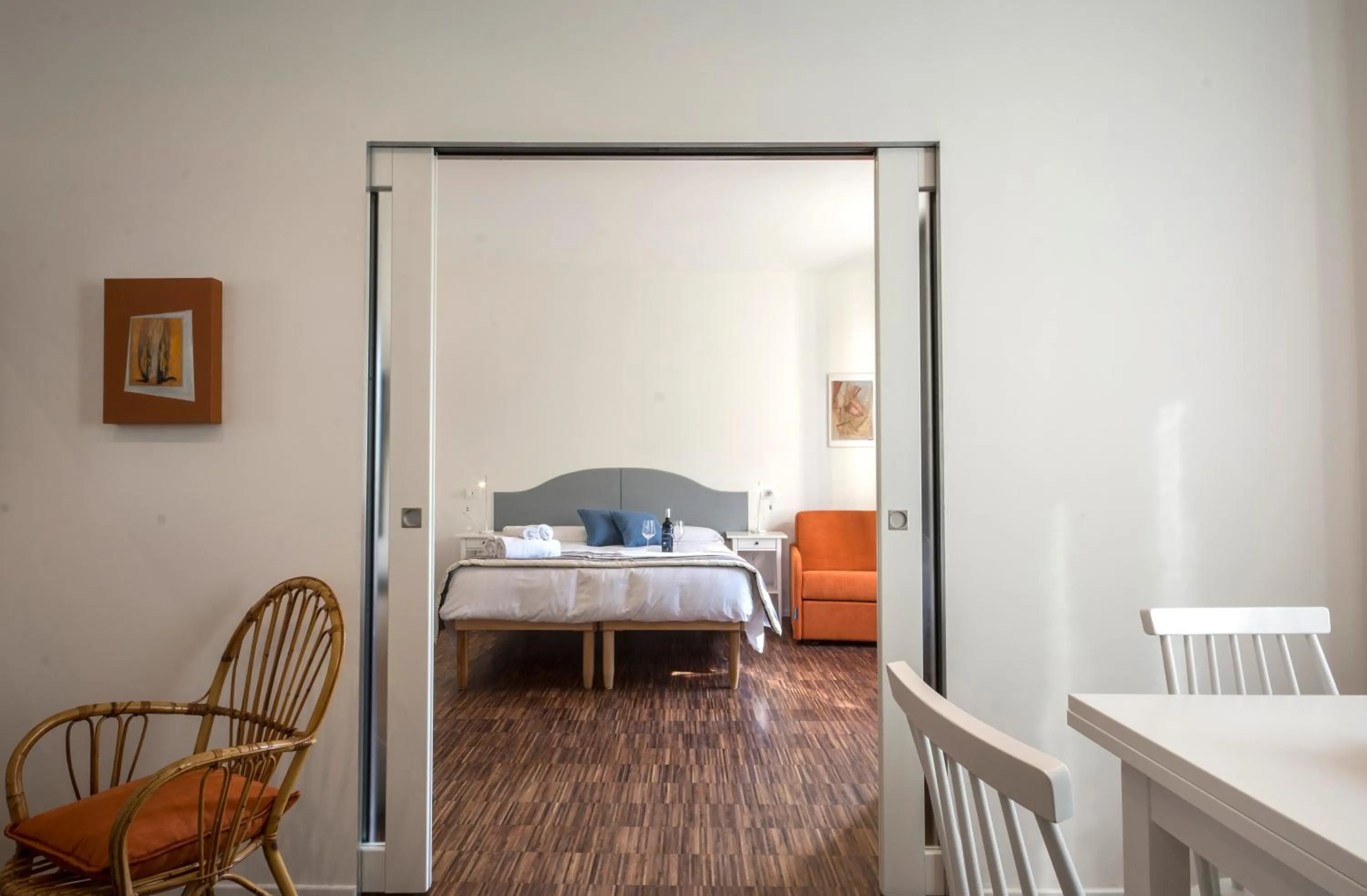 Photo of the whole room, Bed in La Coroncina Lodging