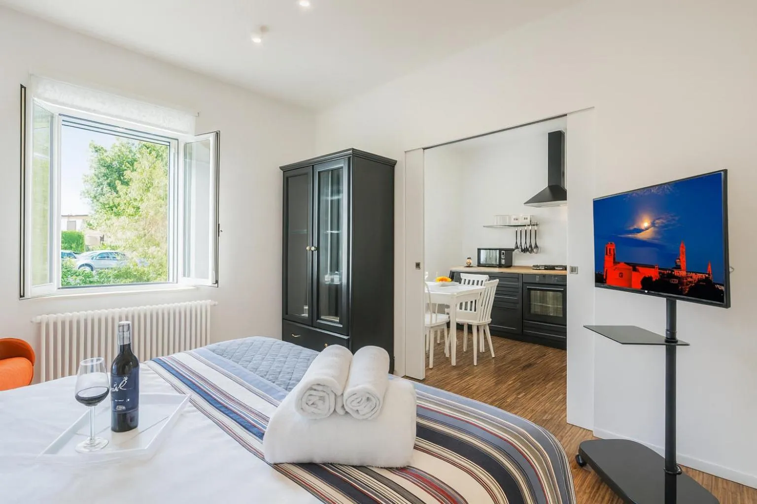 Bed in La Coroncina Lodging