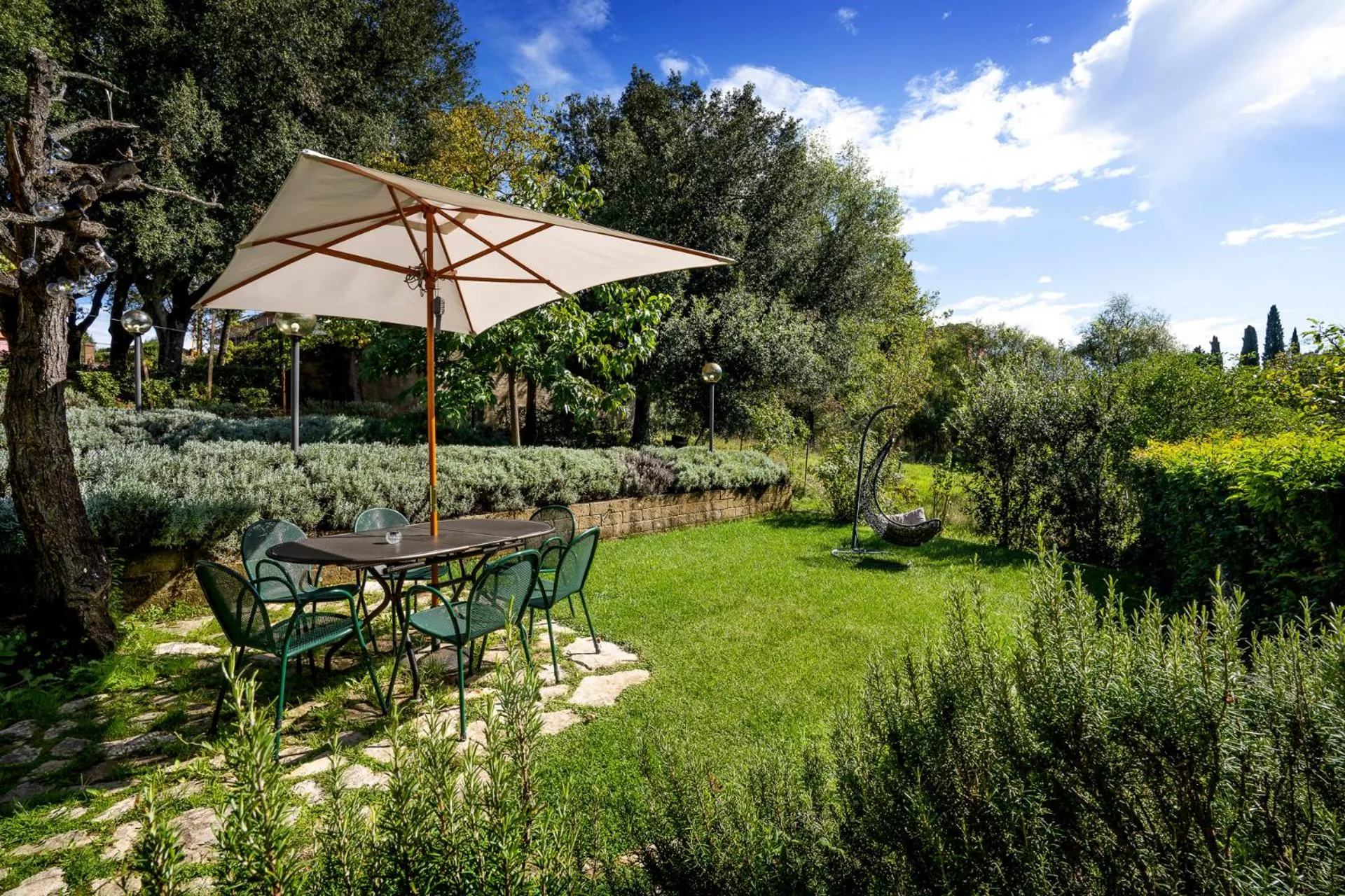 Garden in La Coroncina Lodging