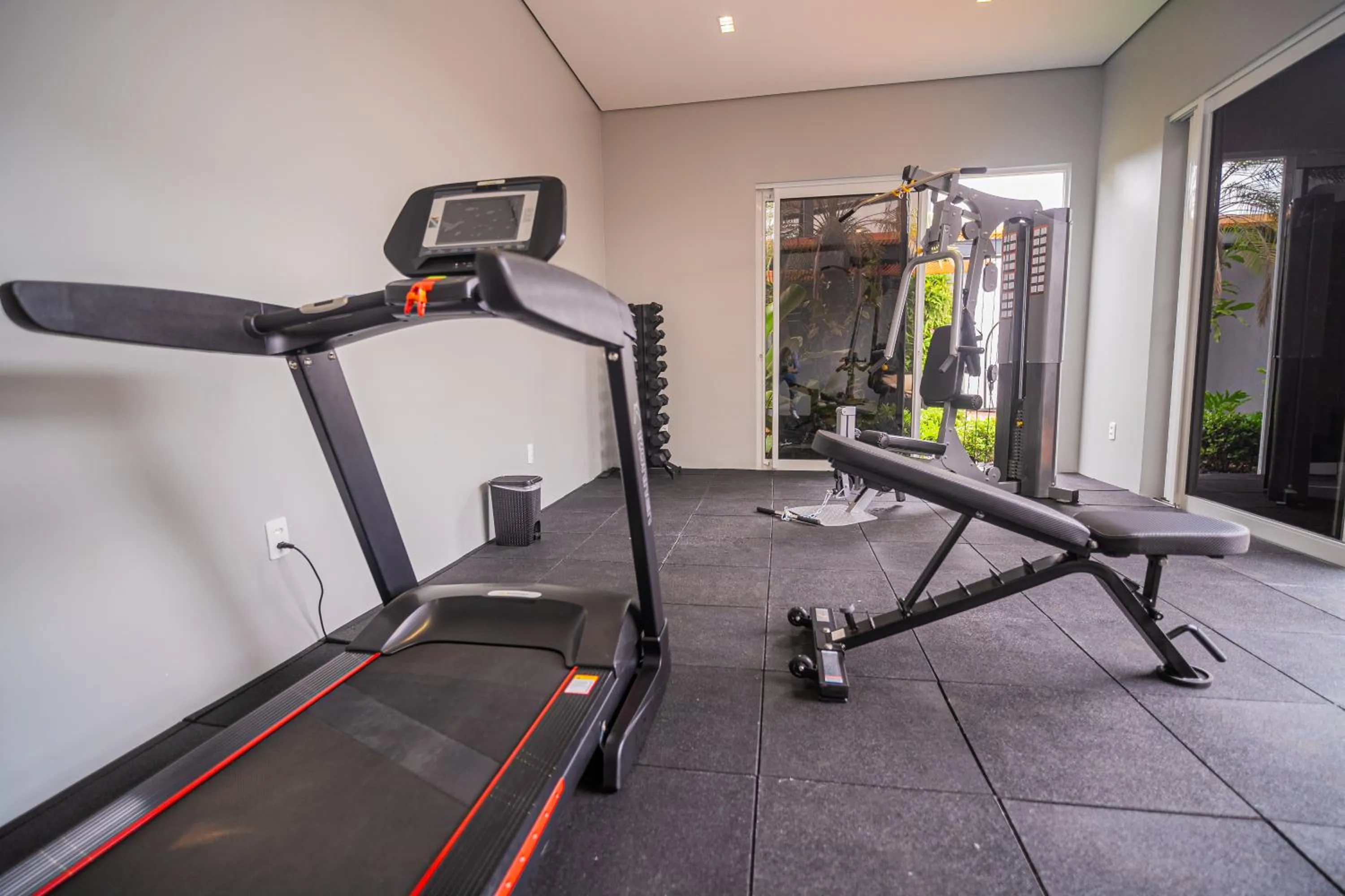 Fitness centre/facilities in Hotel Opuka