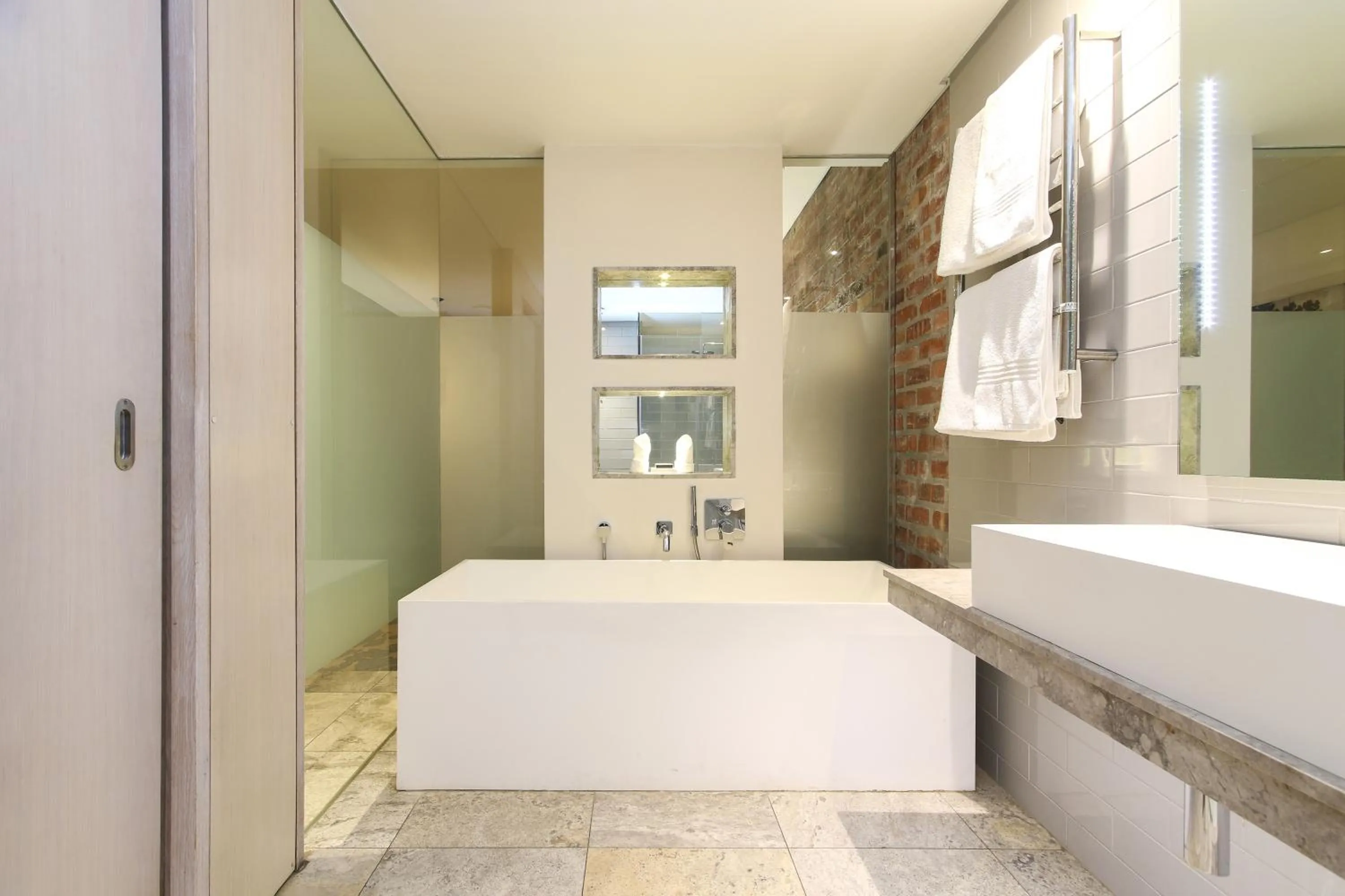 Bathroom in Oude Werf Hotel