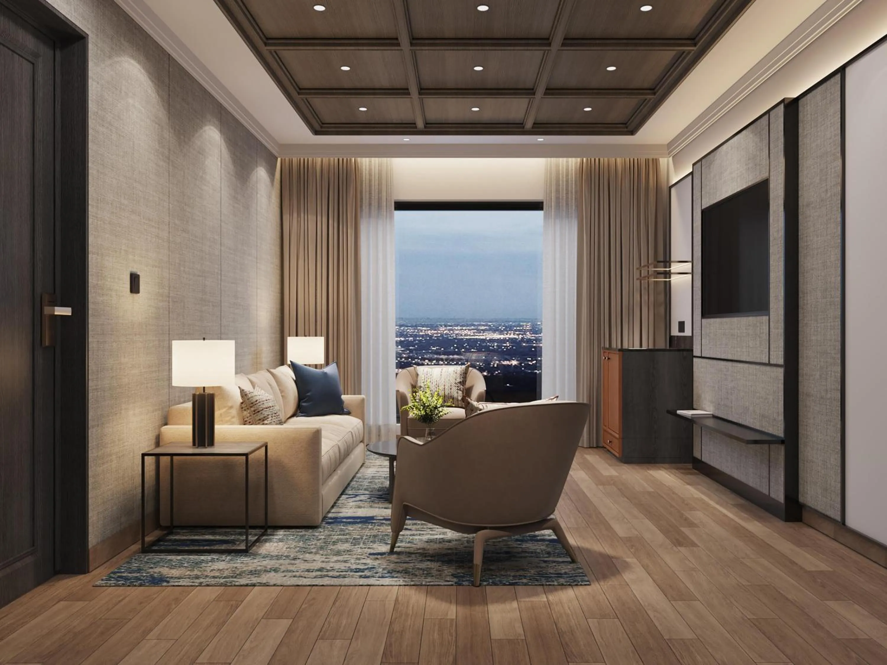 Living room in Doubletree By Hilton Bengaluru Airport