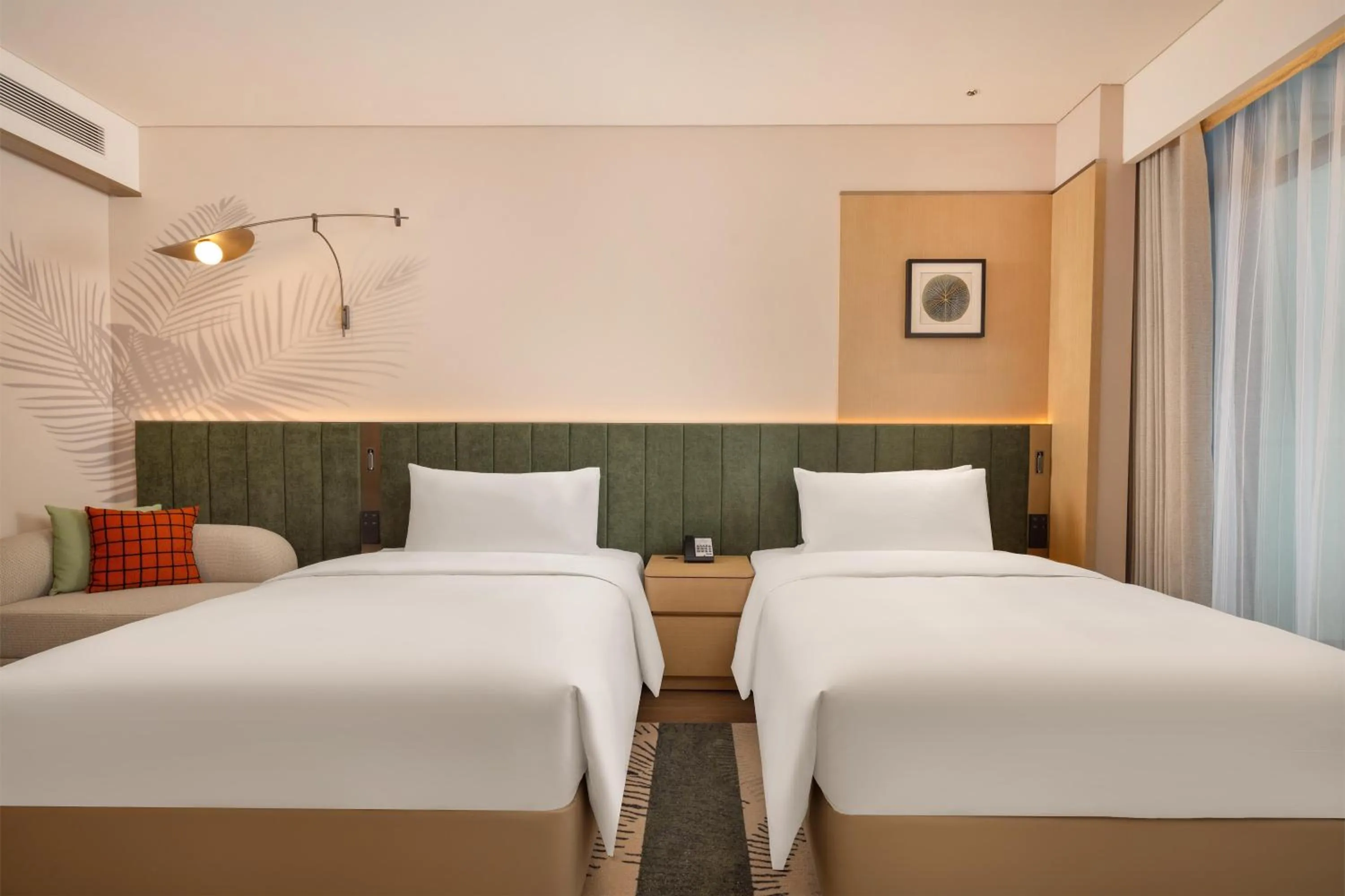 Twin Room - High Floor in Hilton Garden Inn Huangshi Dinosaur Wonderland