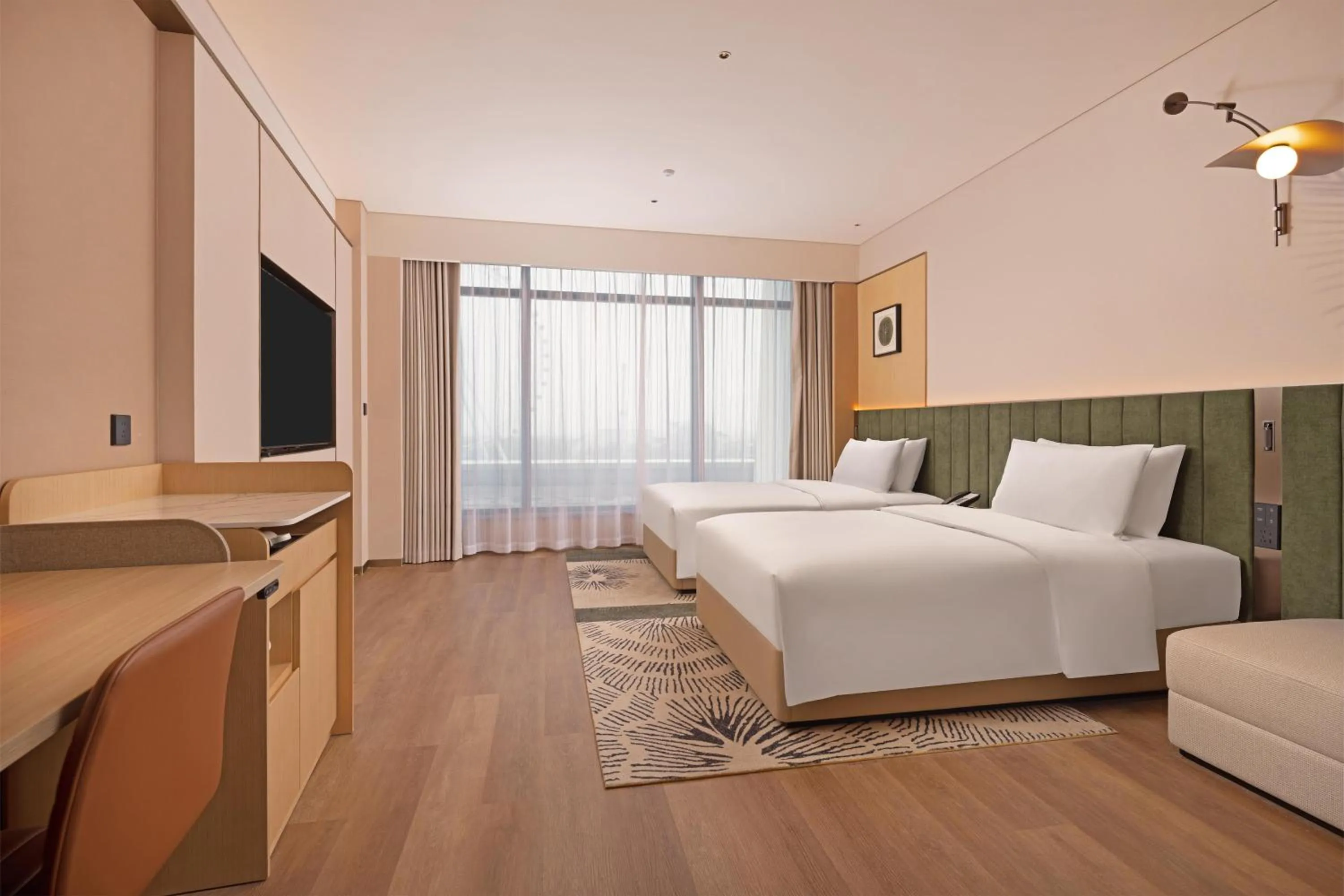 Twin Room in Hilton Garden Inn Huangshi Dinosaur Wonderland