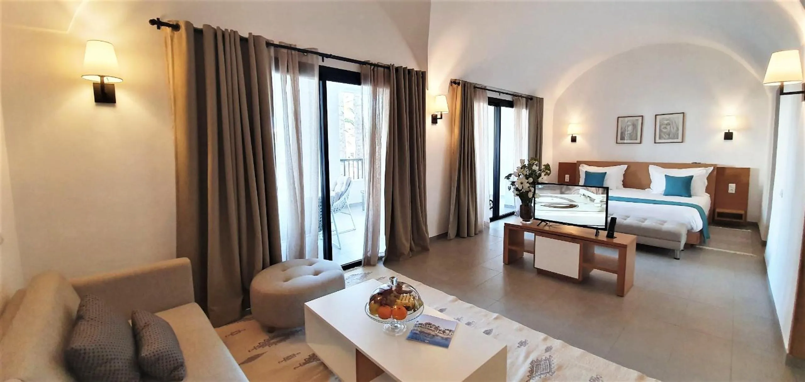 Bed in Les Orangers Garden Villas and Bungalows Ultra All inclusive