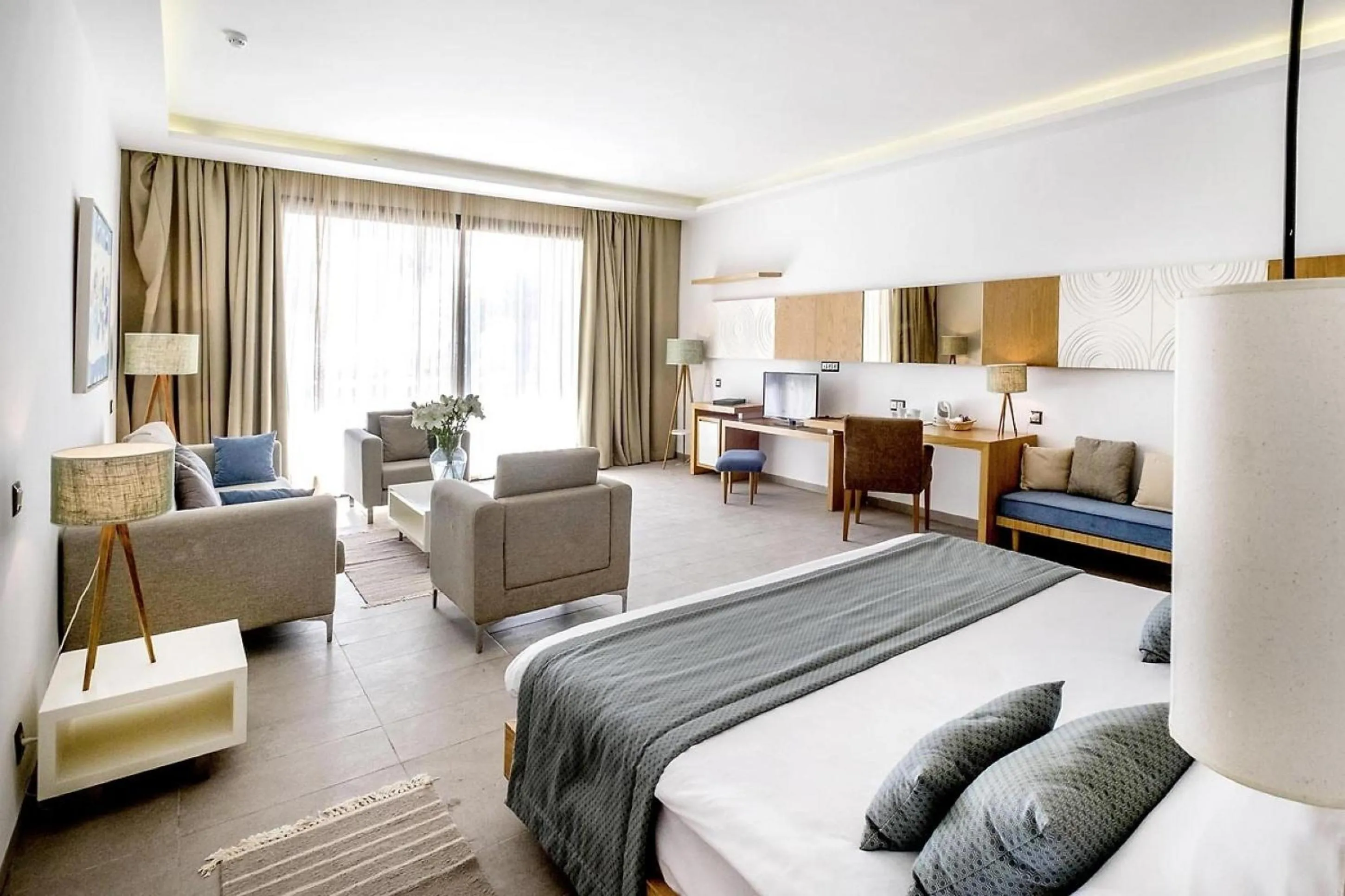 Bedroom, Bed in Les Orangers Garden Villas and Bungalows Ultra All inclusive