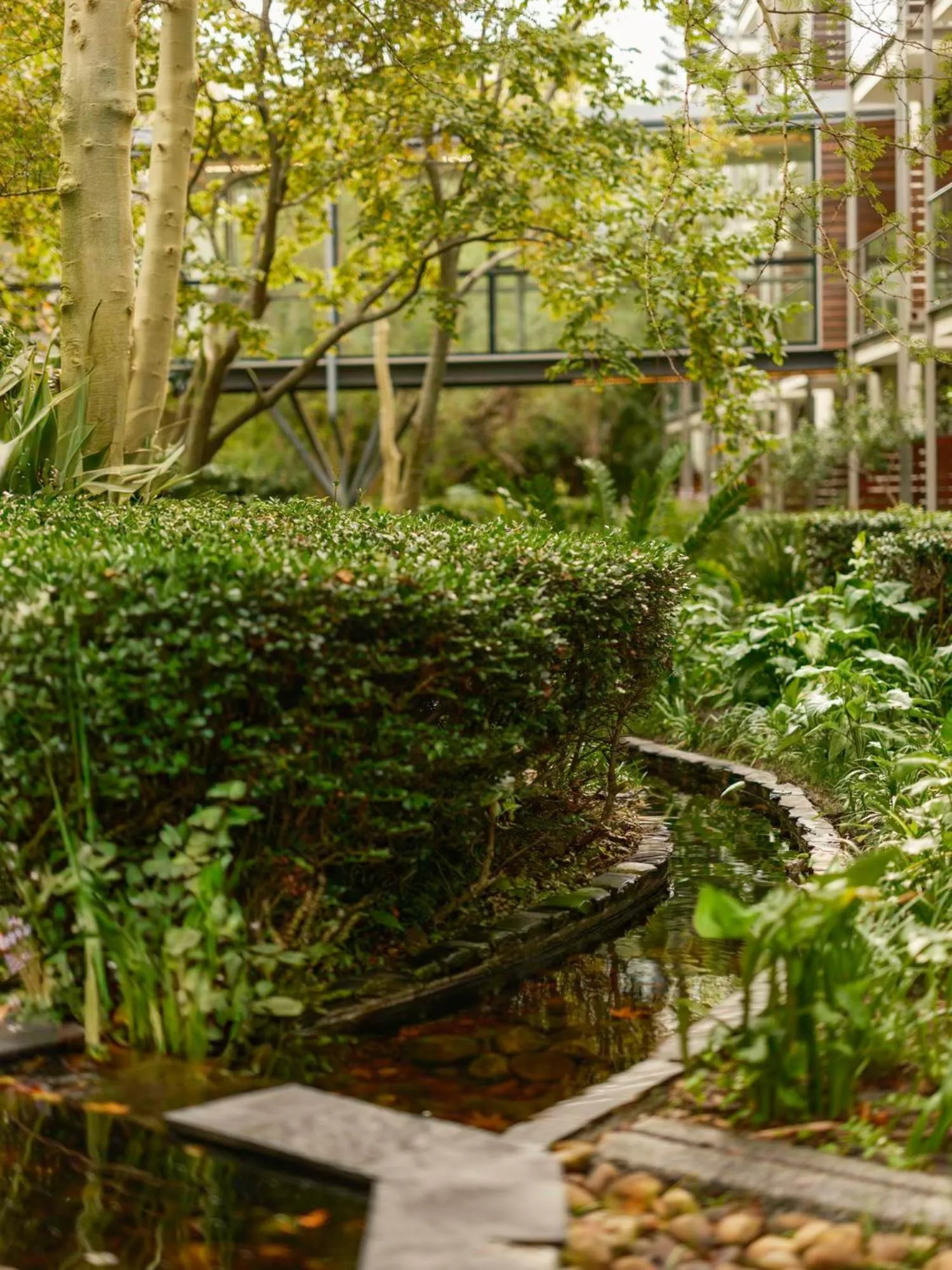 Inner courtyard view in Vineyard Hotel