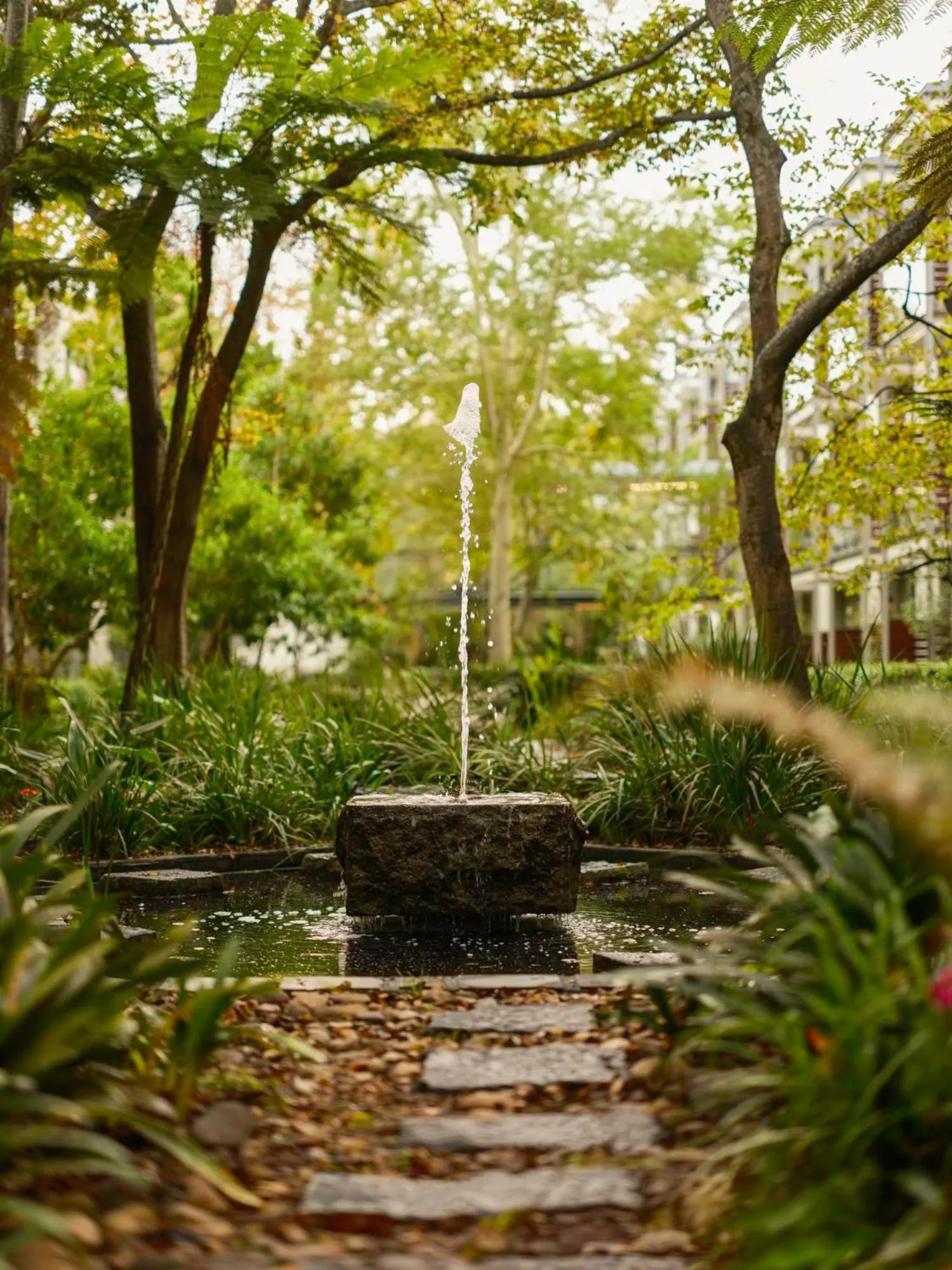 Inner courtyard view in Vineyard Hotel