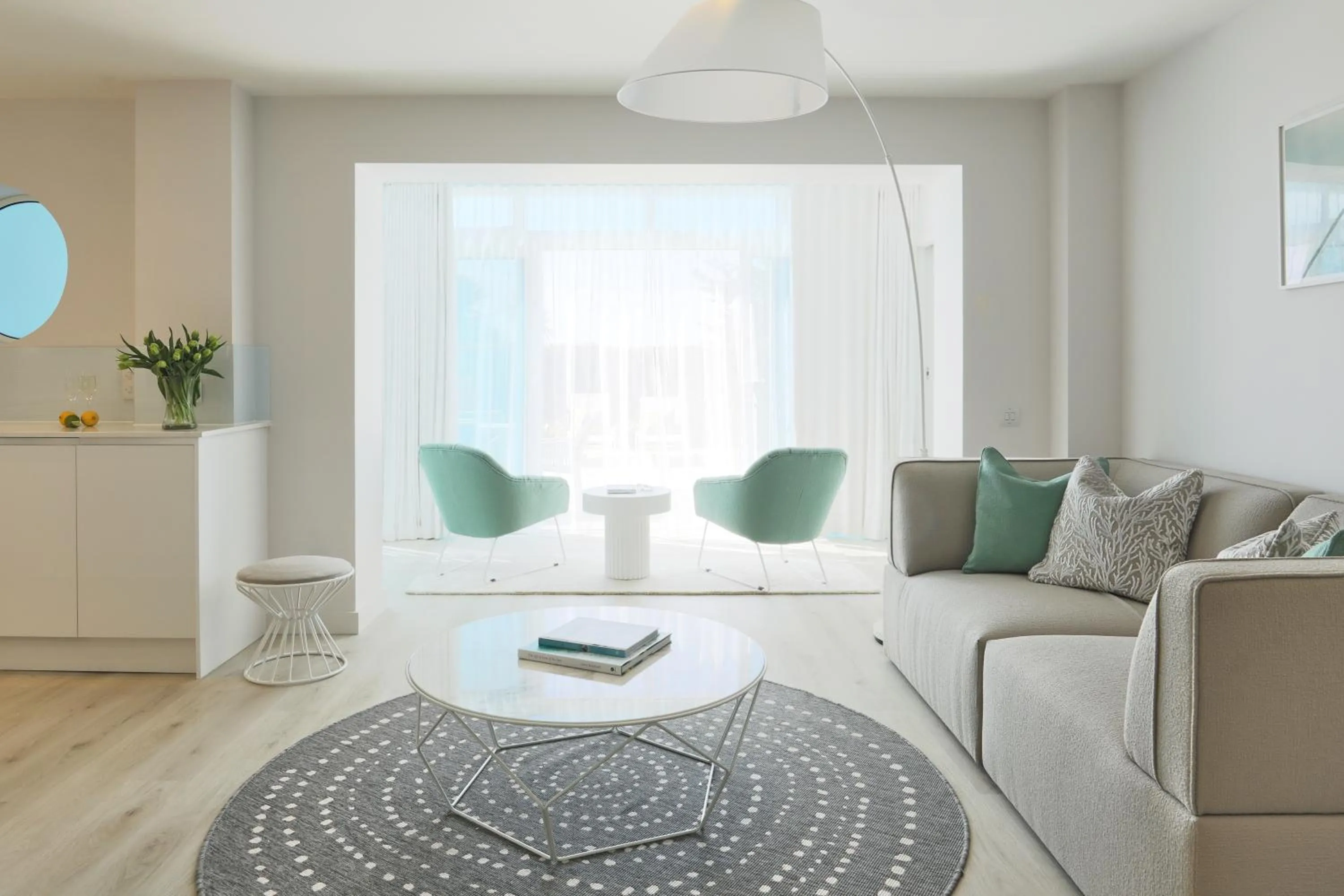 Living room in St Moritz Hotel and Cowshed Spa