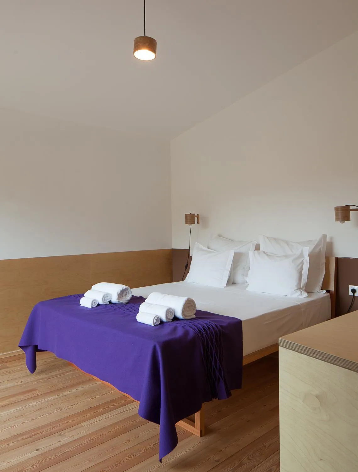 Bed in Colmeal Countryside Hotel