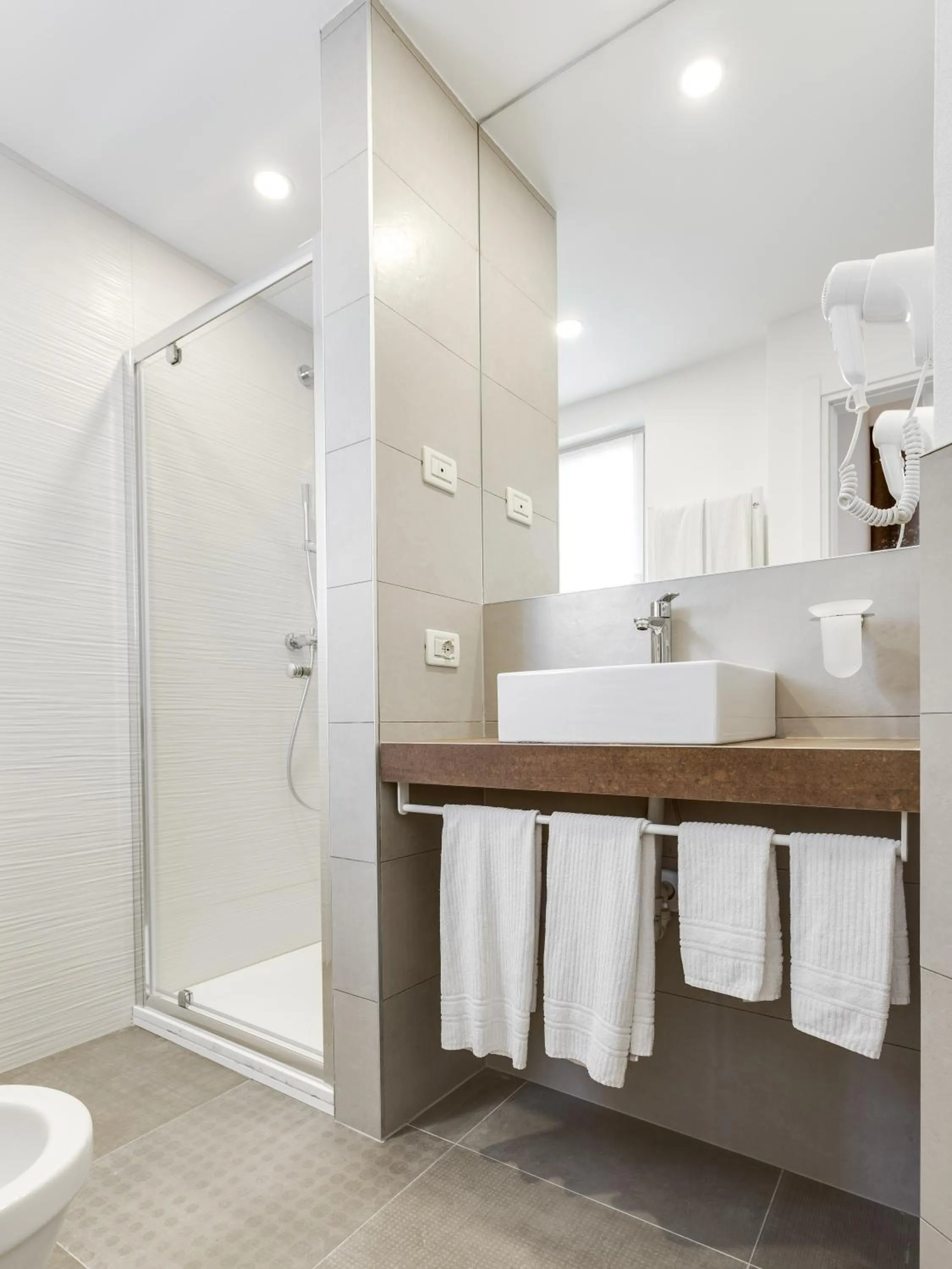 Shower in Hotel Europa