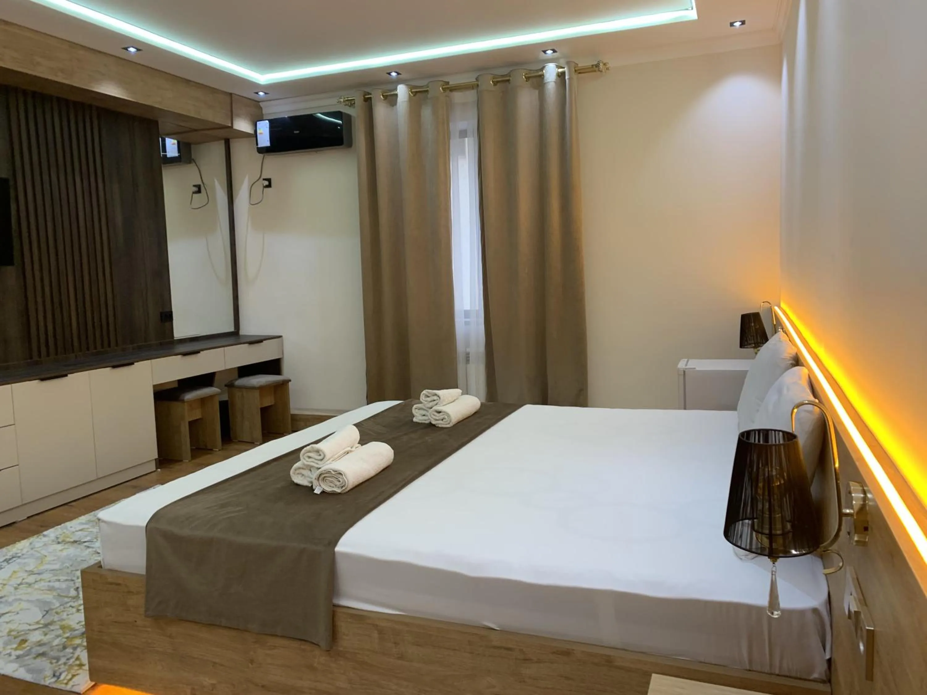 Photo of the whole room, Bed in Hotel Euro Asia Khiva in Ichan Qala