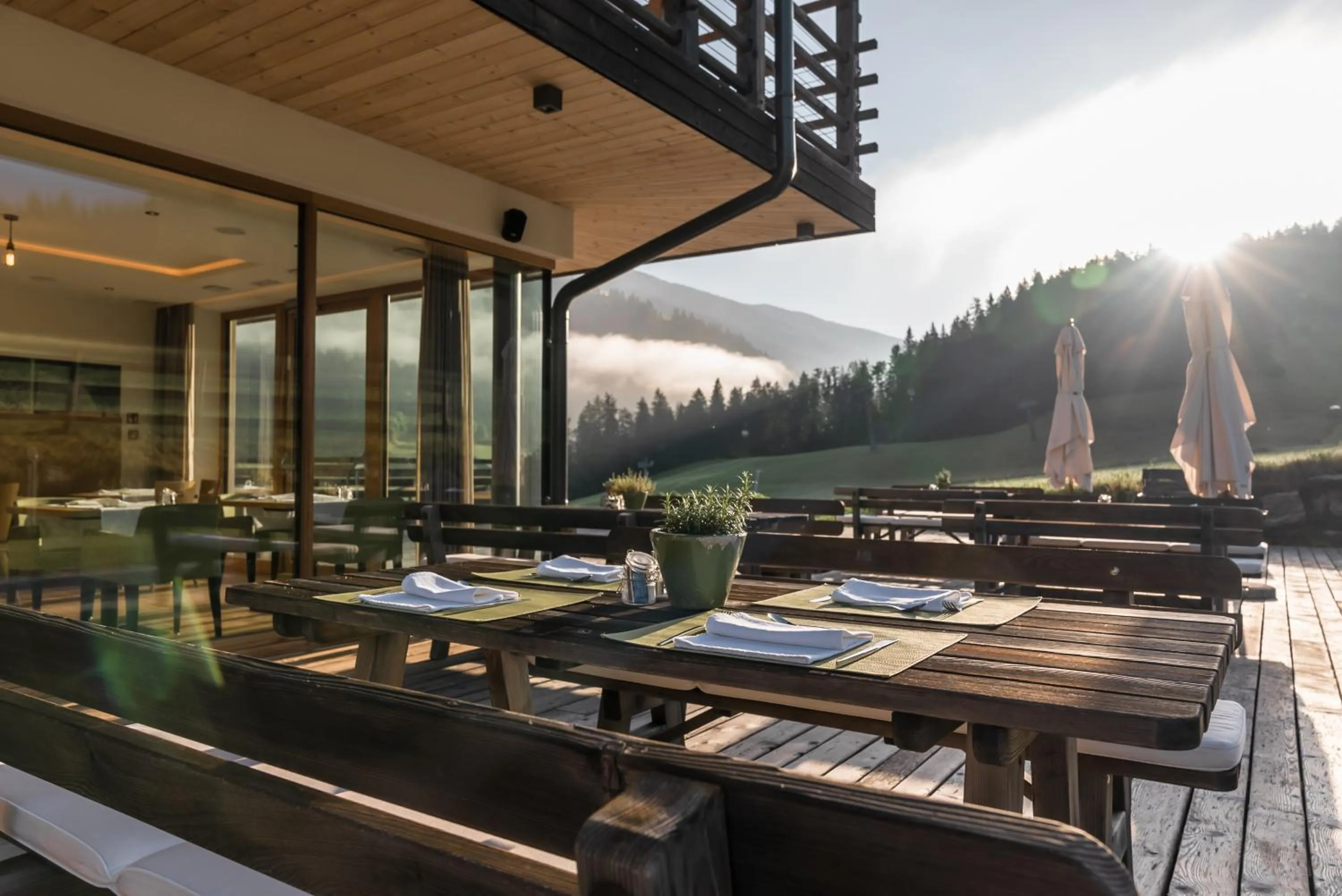 Balcony/Terrace in JOAS natur.hotel.b&b