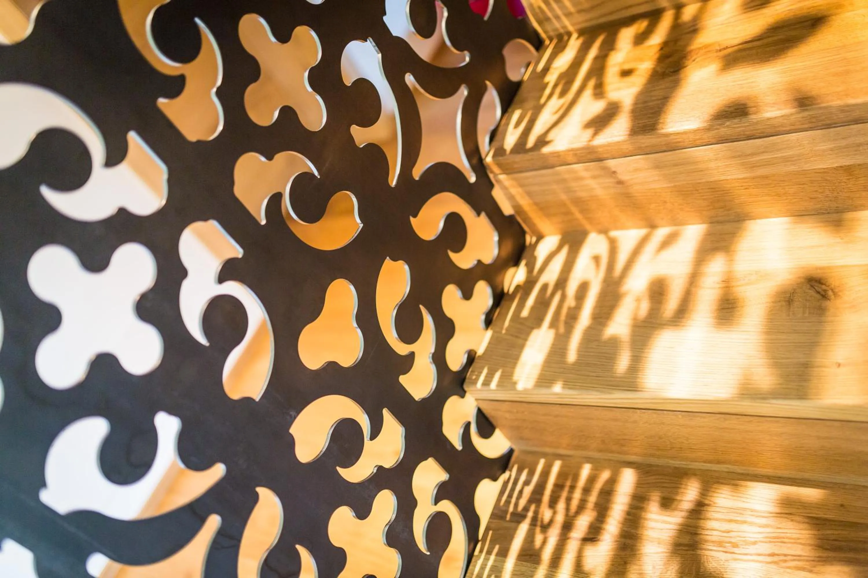 Decorative detail in JOAS natur.hotel.b&b