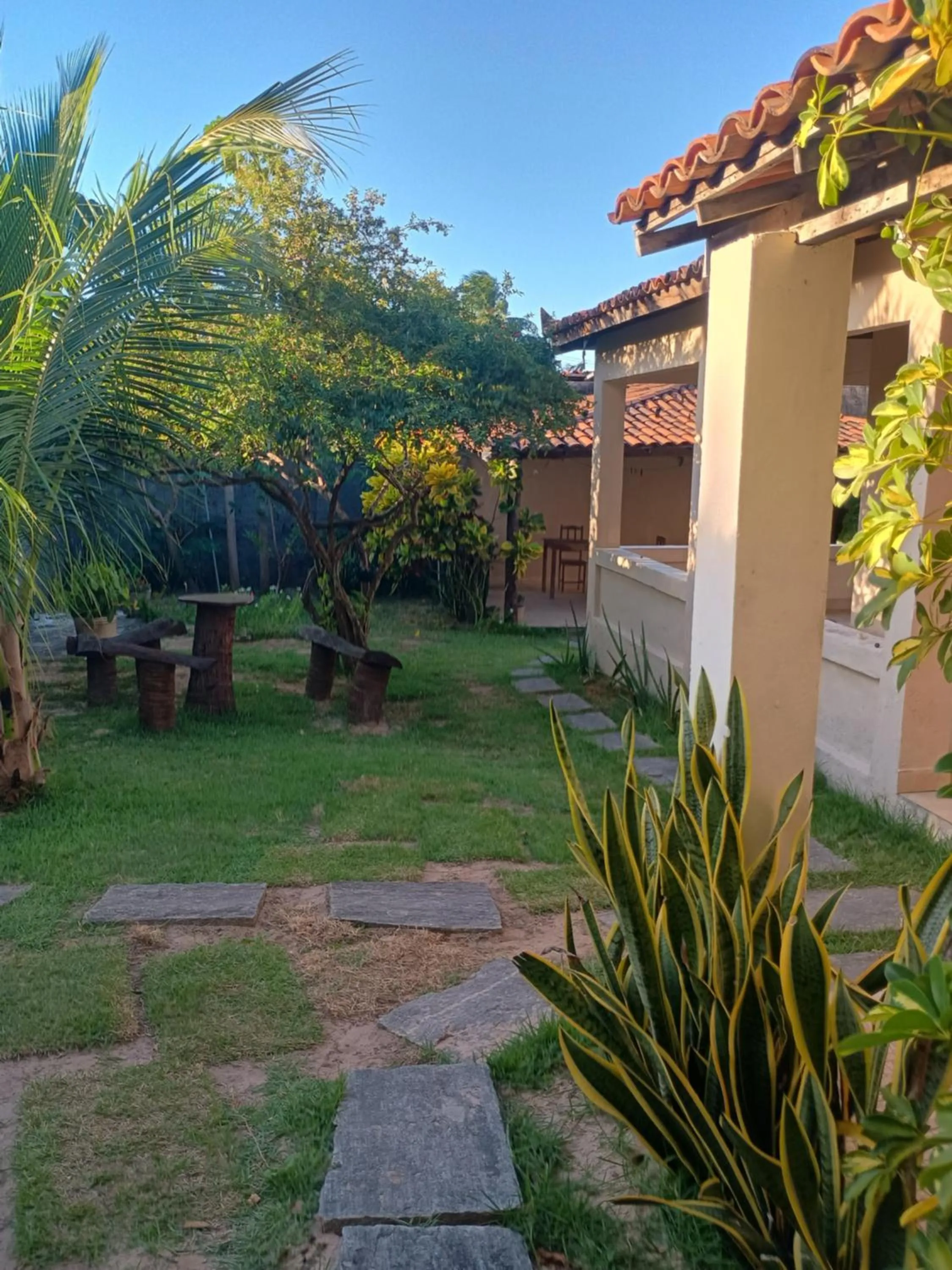 Inner courtyard view in B&B Pedra do Meio