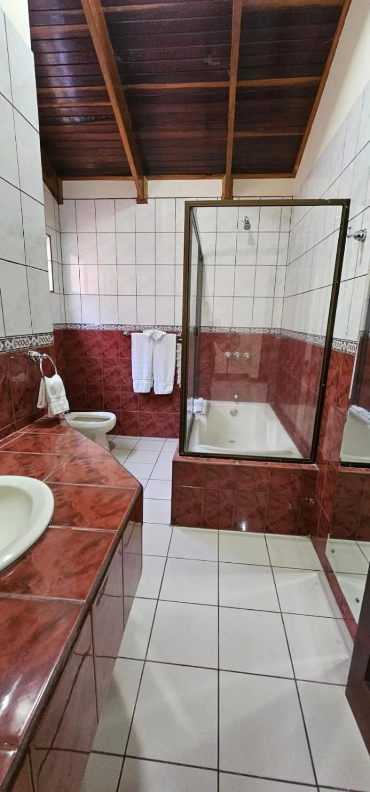 Bathroom in Apartotel Obelisco San José Aeropuerto