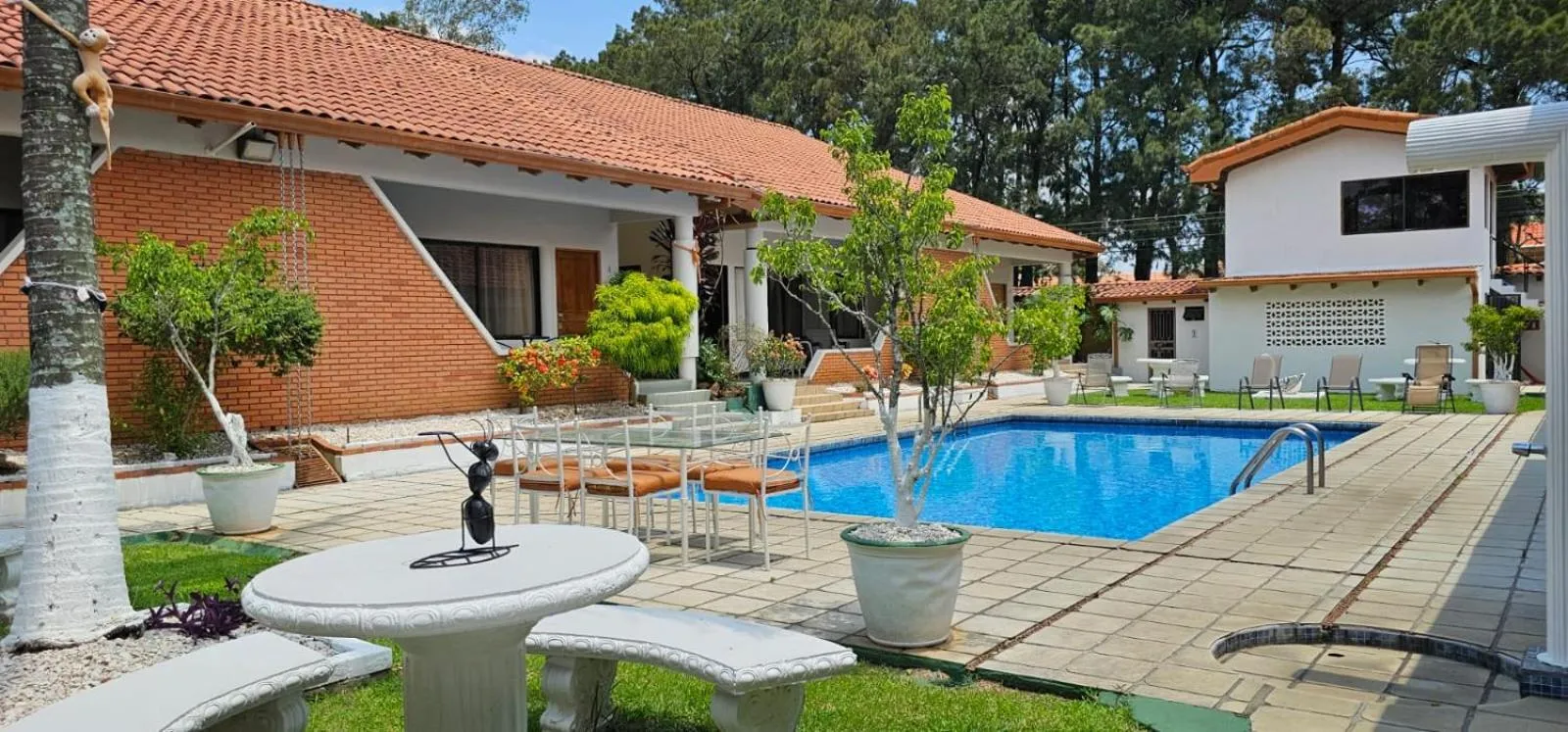 Patio in Apartotel Obelisco San José Aeropuerto