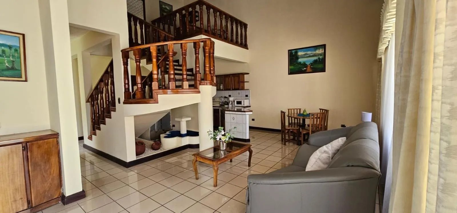 Living room in Apartotel Obelisco San José Aeropuerto