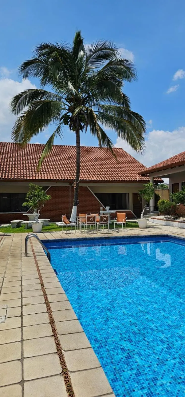 Pool view in Apartotel Obelisco San José Aeropuerto